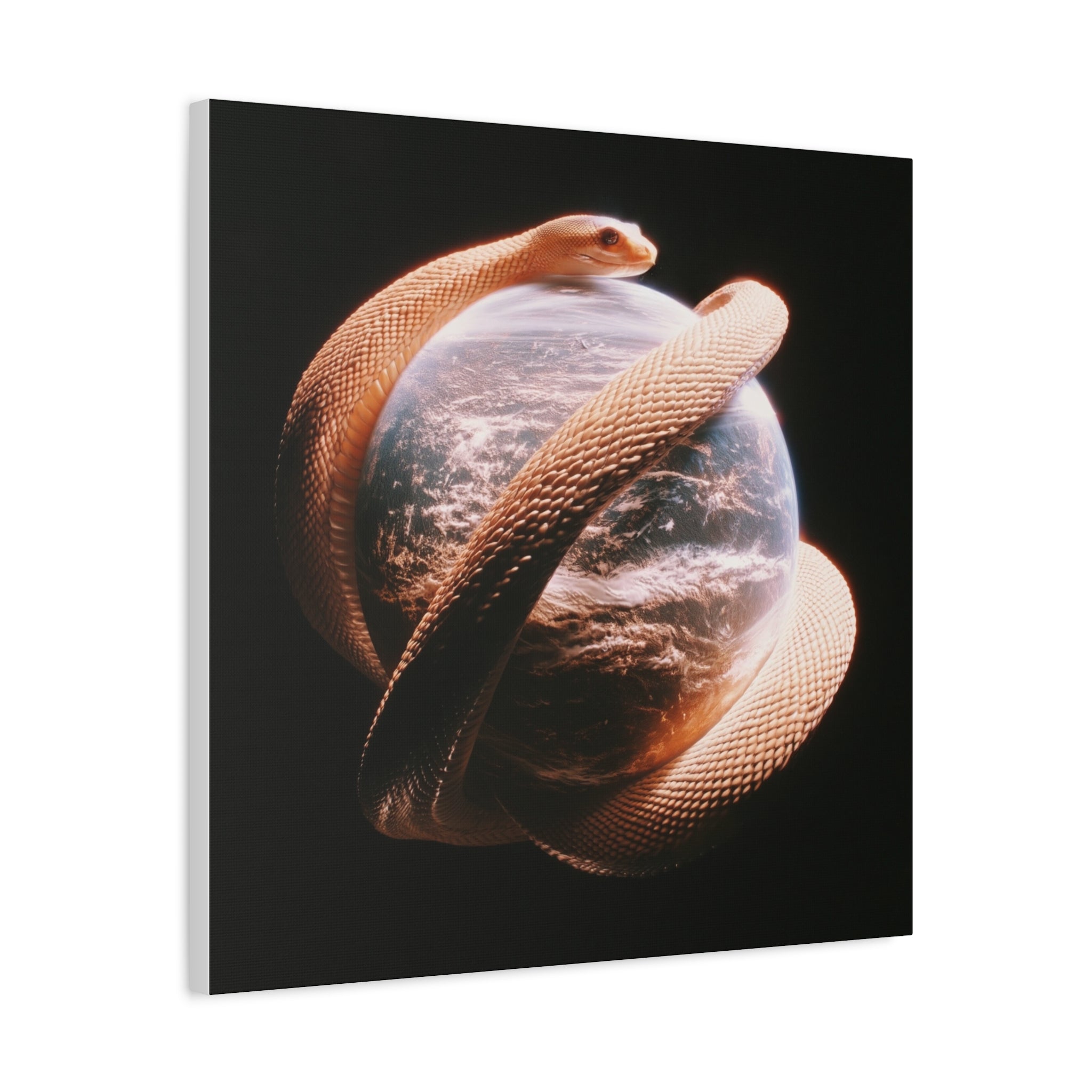 Evil world matte canvas print