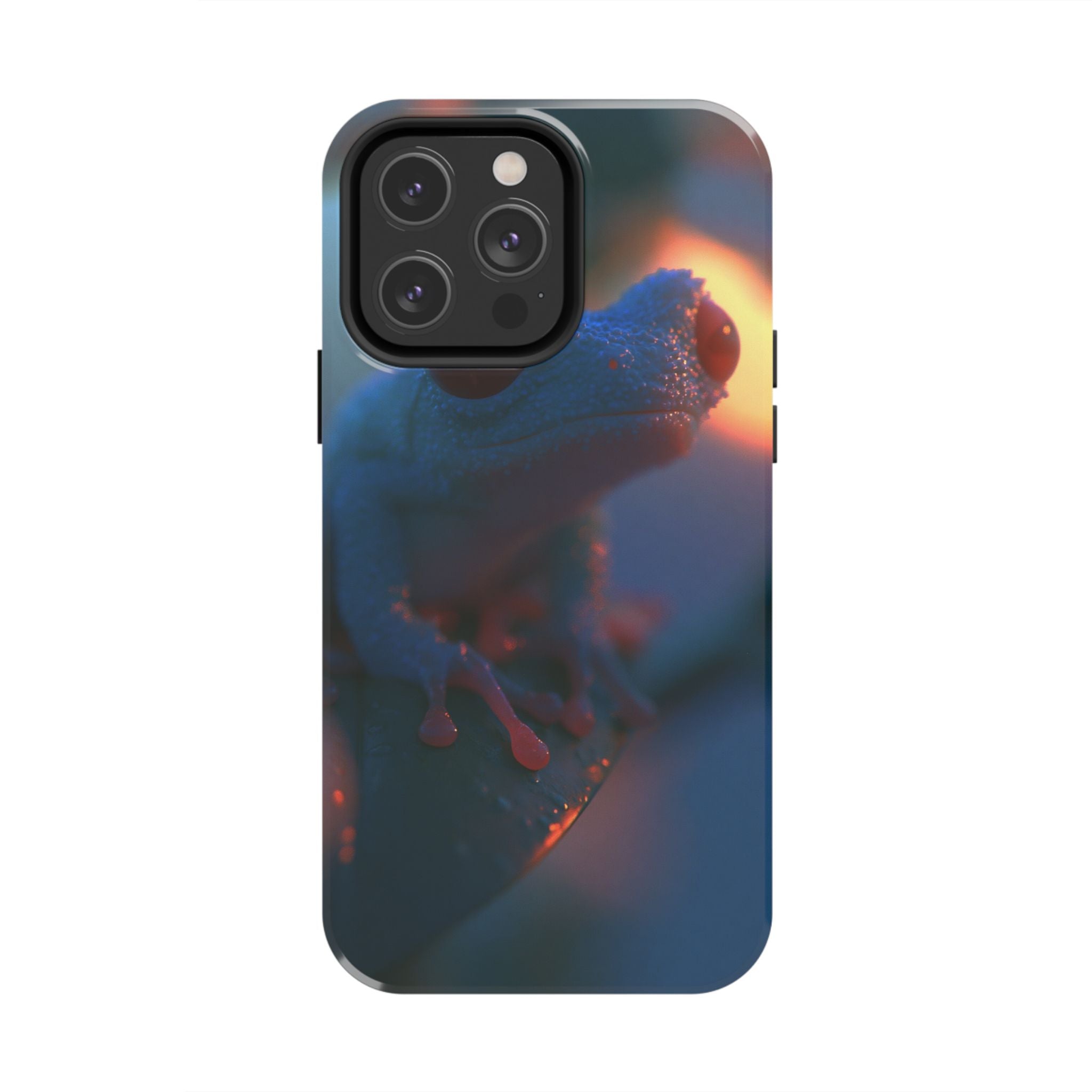 Sunset treefrog phone case