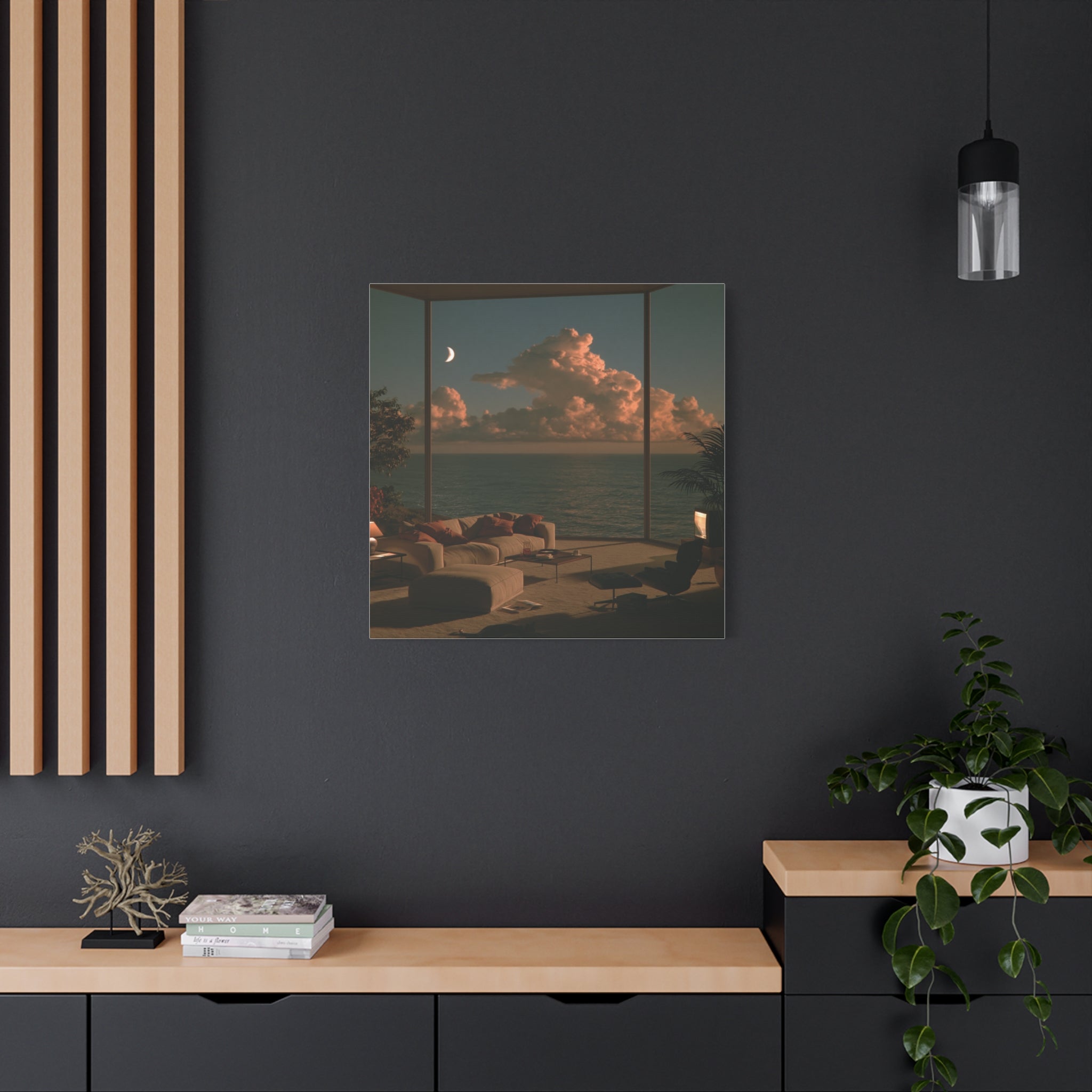 Serenity matte canvas print