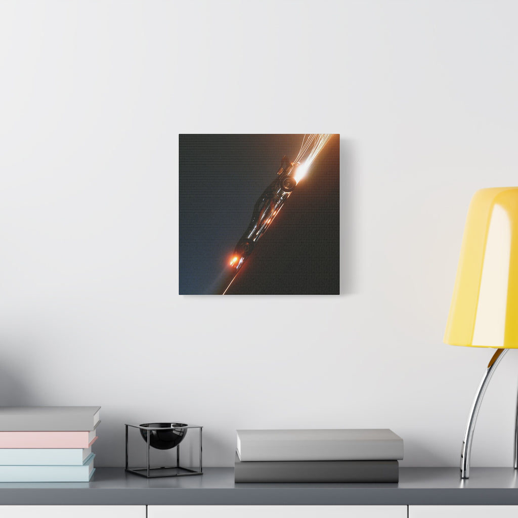 Speed matte canvas print