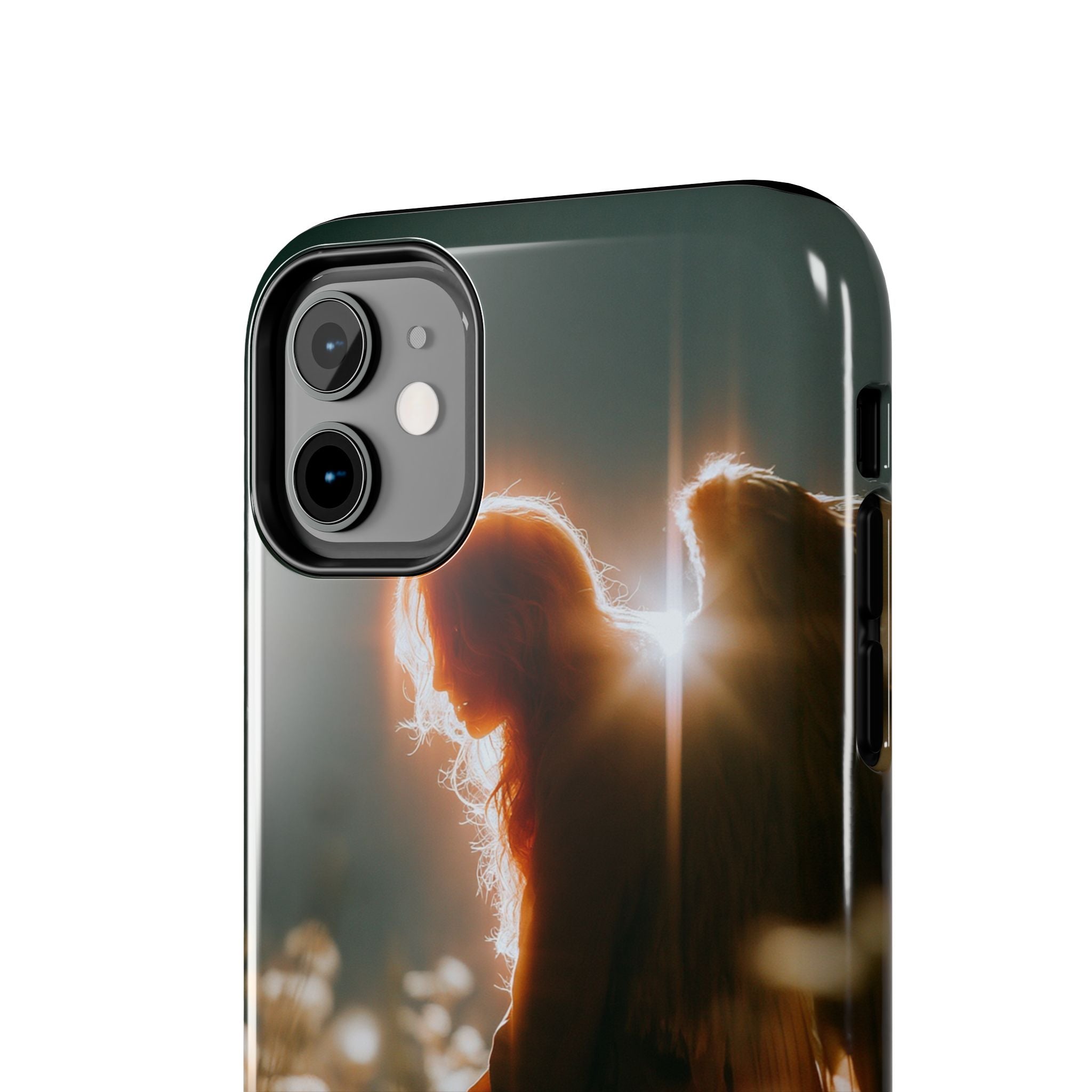 Thoughtful angel phone case