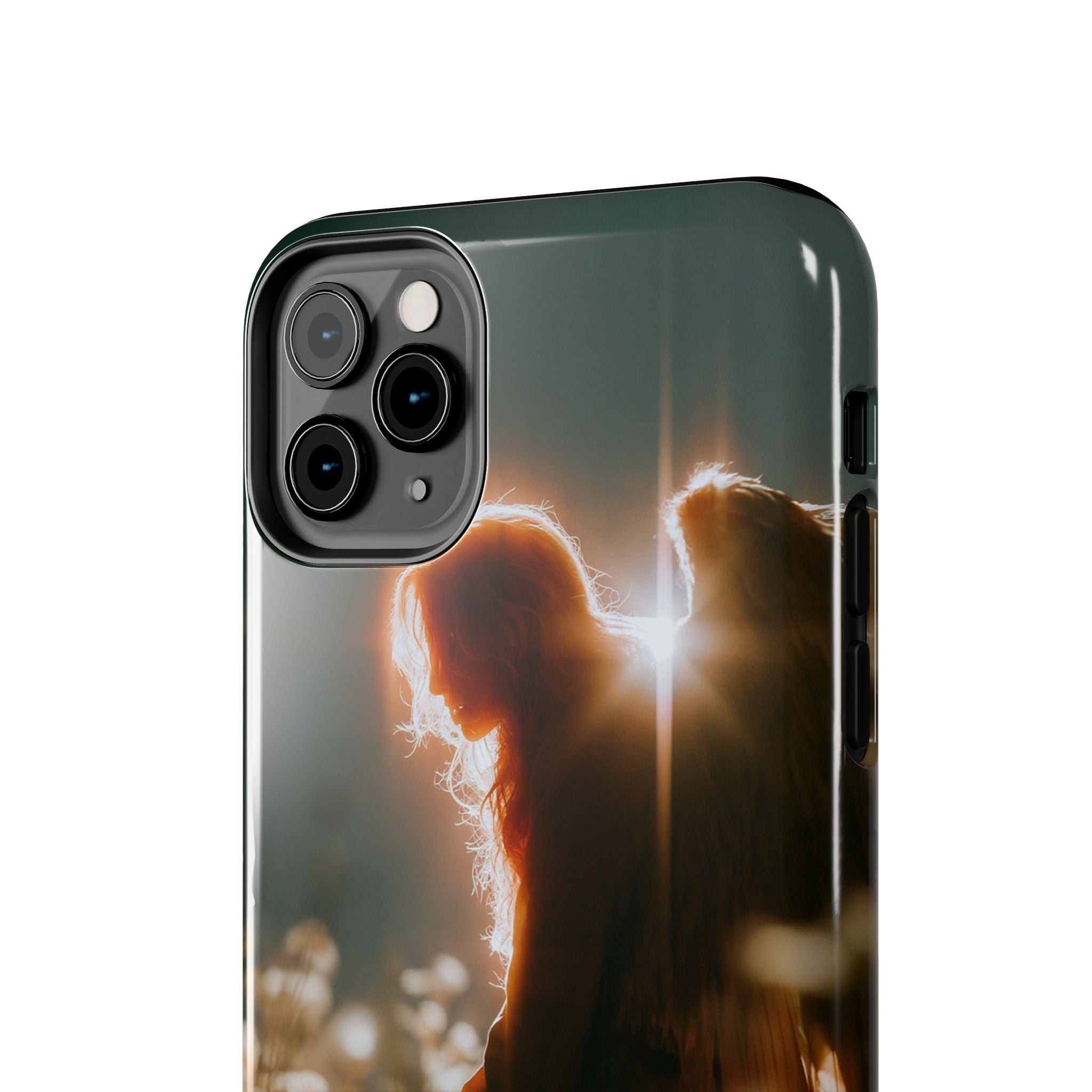 Thoughtful angel phone case
