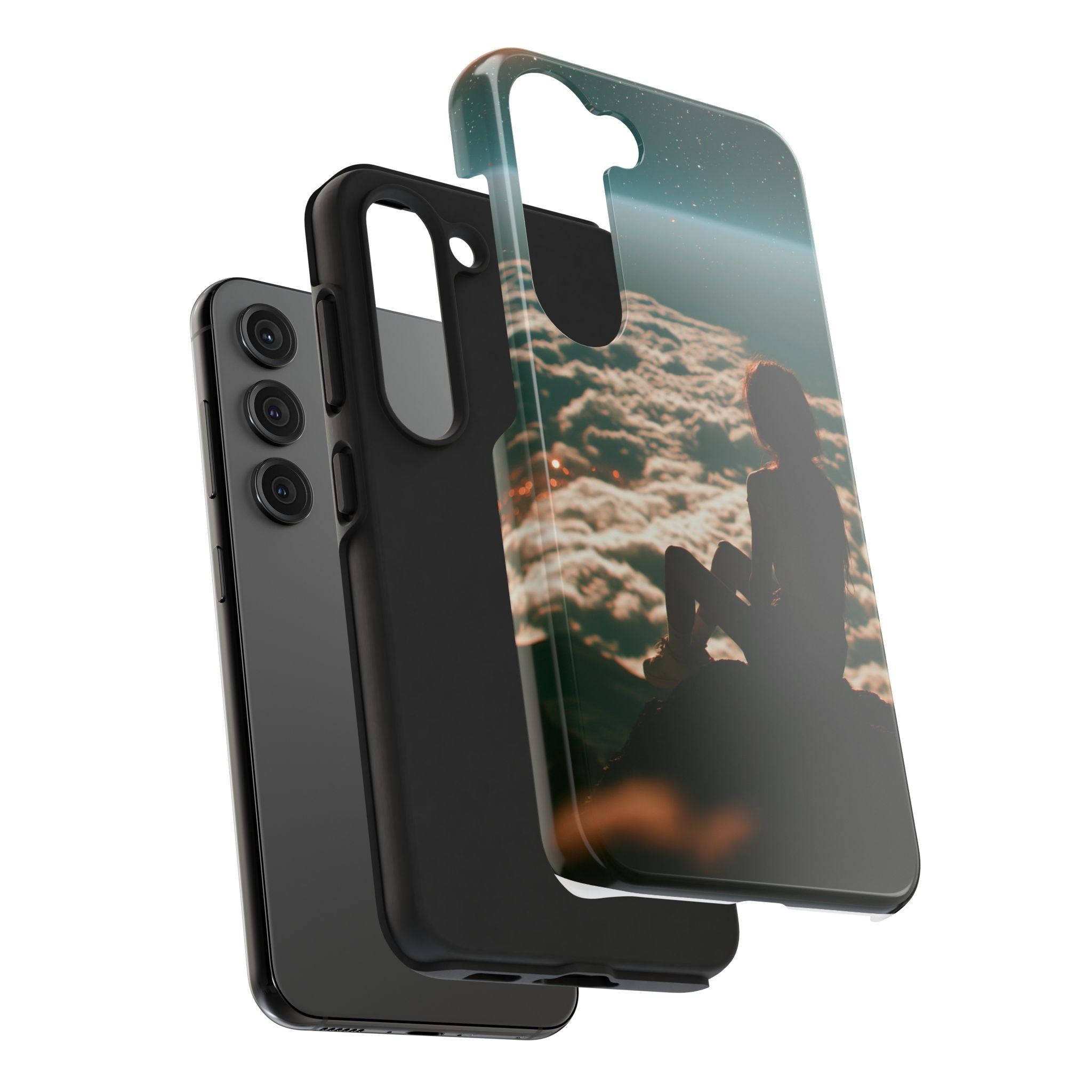 Lonely girl phone case