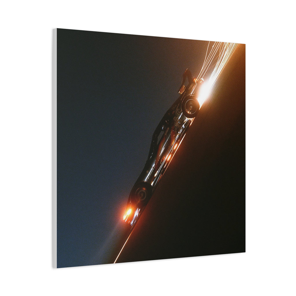 Speed matte canvas print