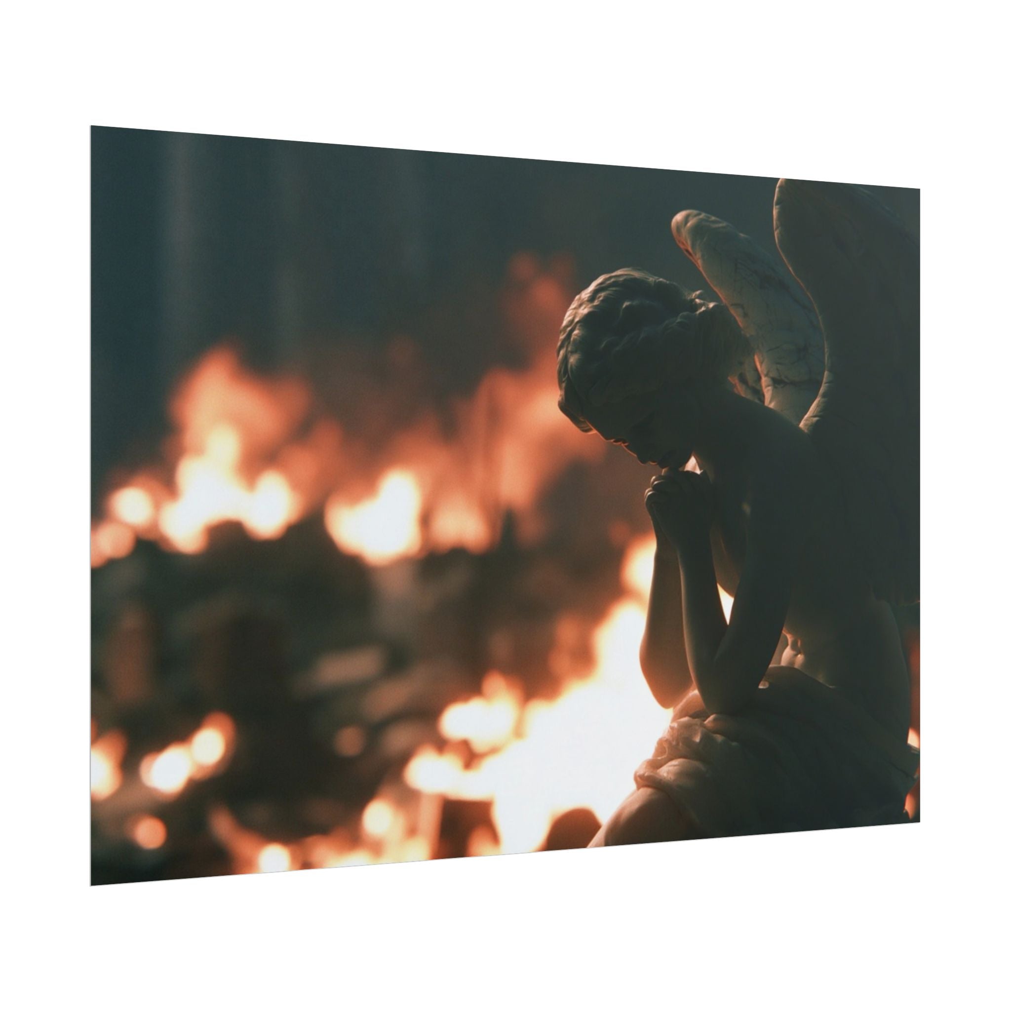 Mourning angel poster