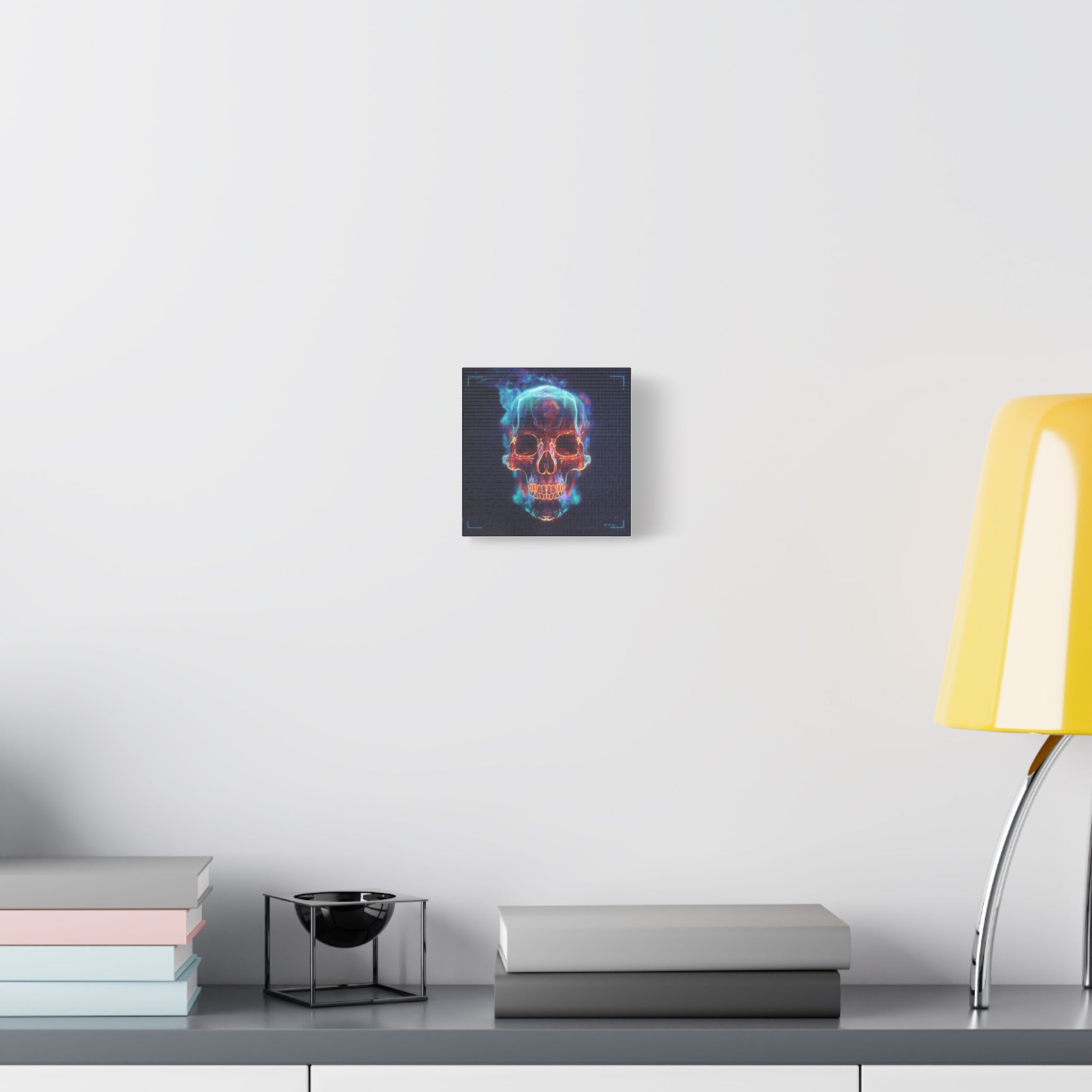 Heat signature matte canvas print