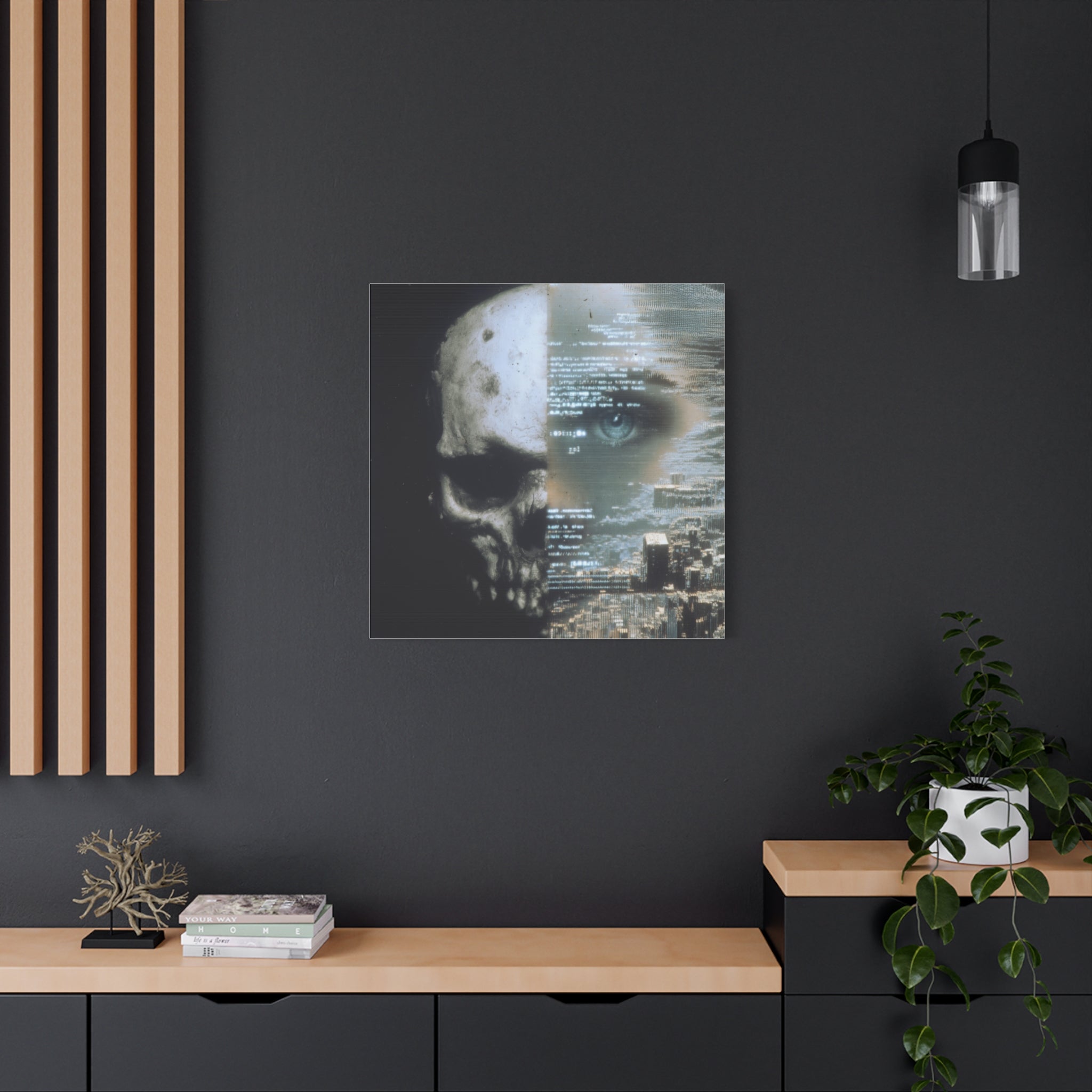 Dichotomy matte Canvas print