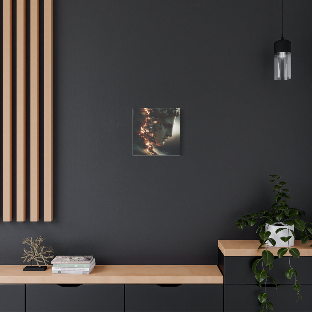 Entropy matte canvas print