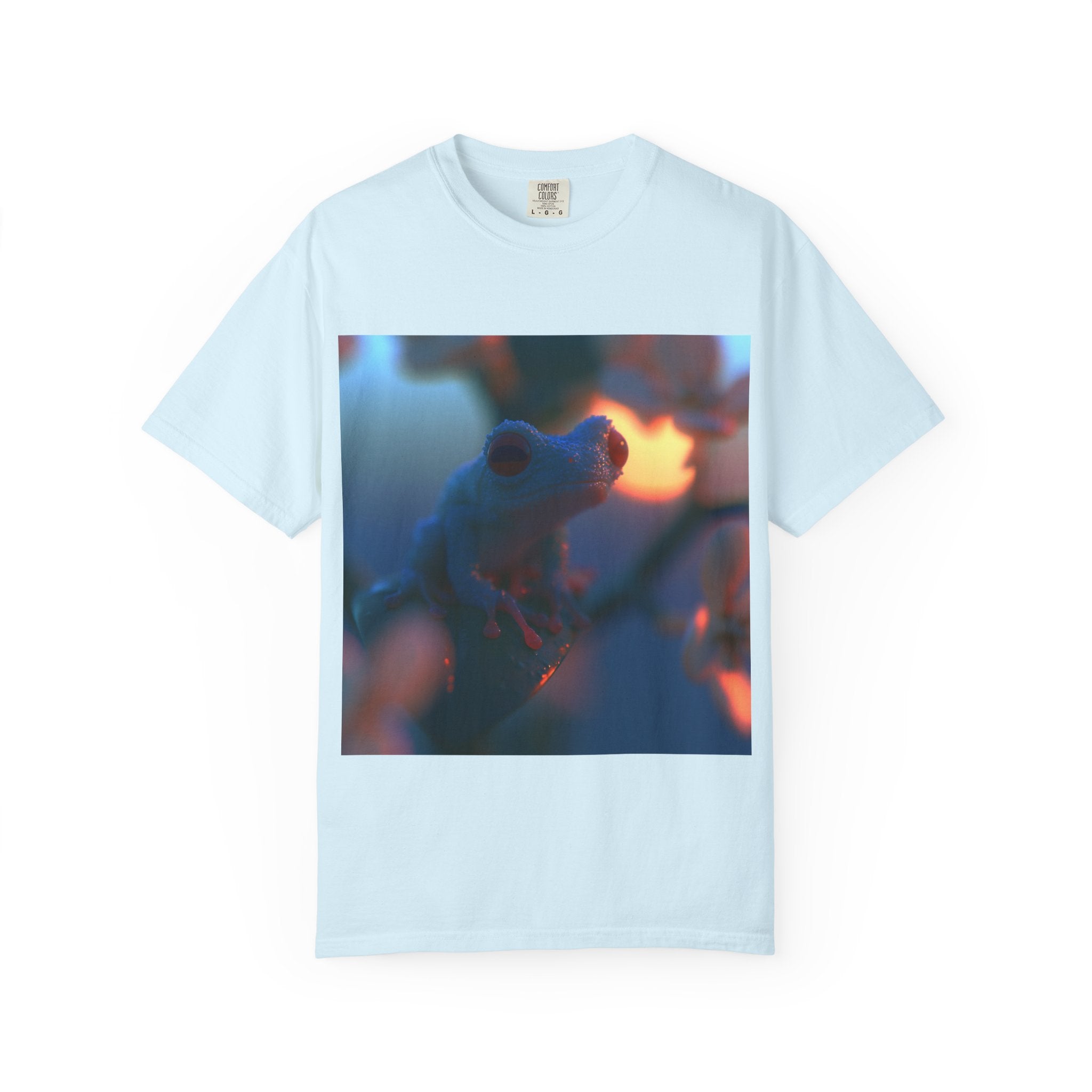 Sunset treefrog tee