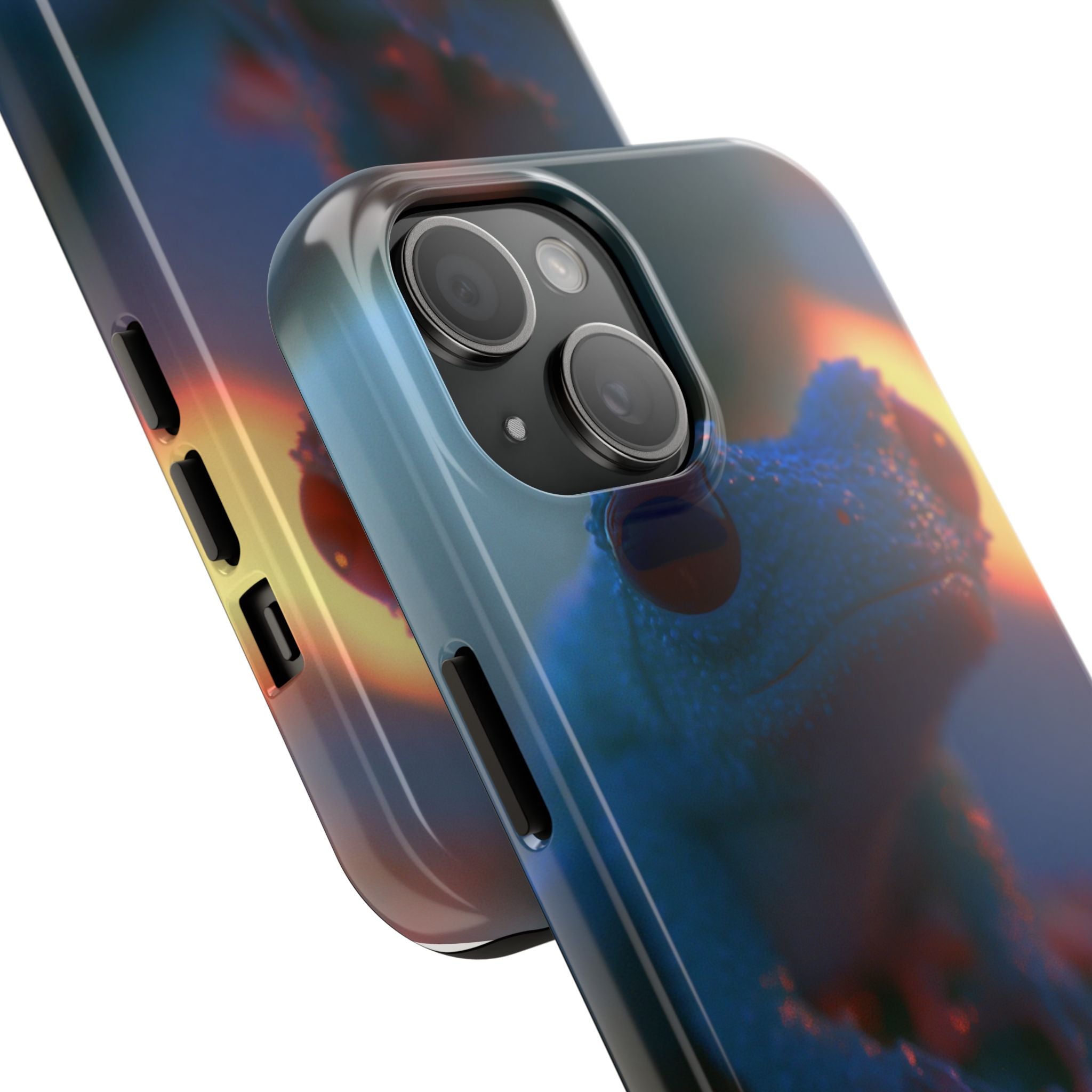 Sunset treefrog phone case