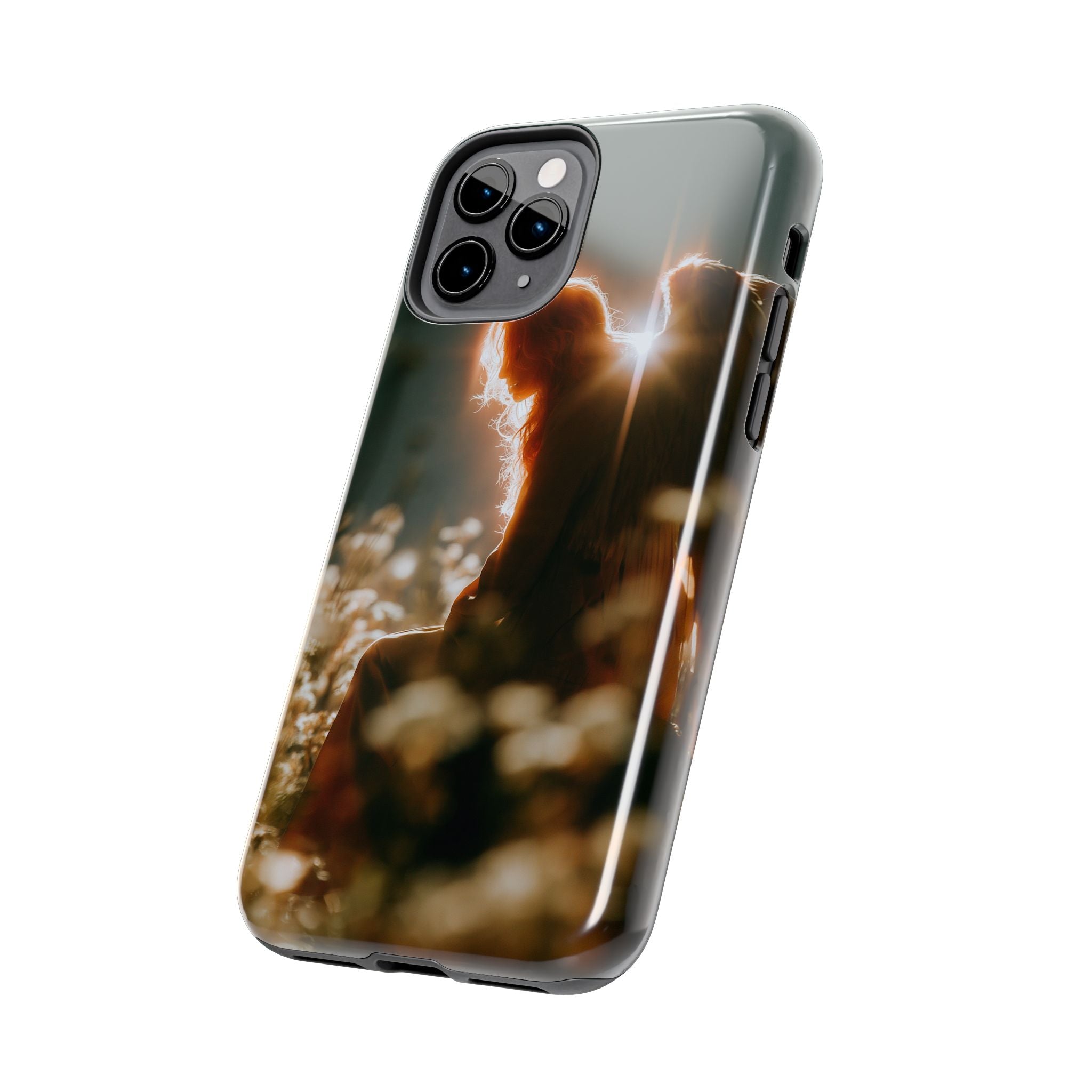 Thoughtful angel phone case