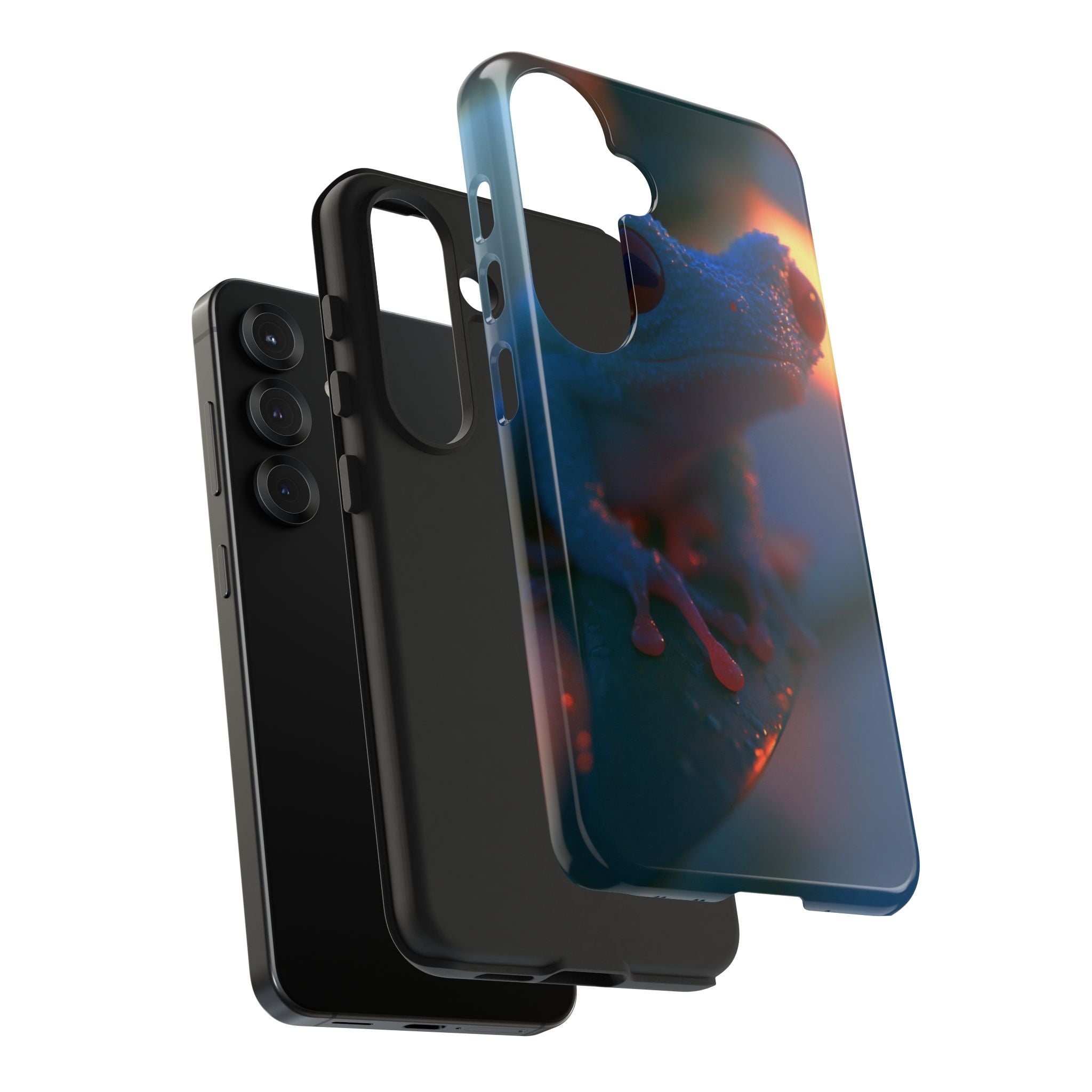 Sunset treefrog phone case