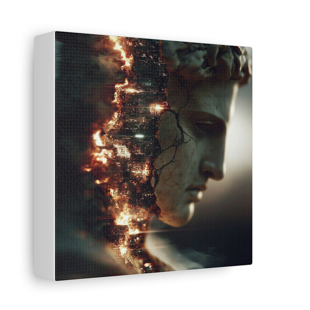 Entropy matte canvas print