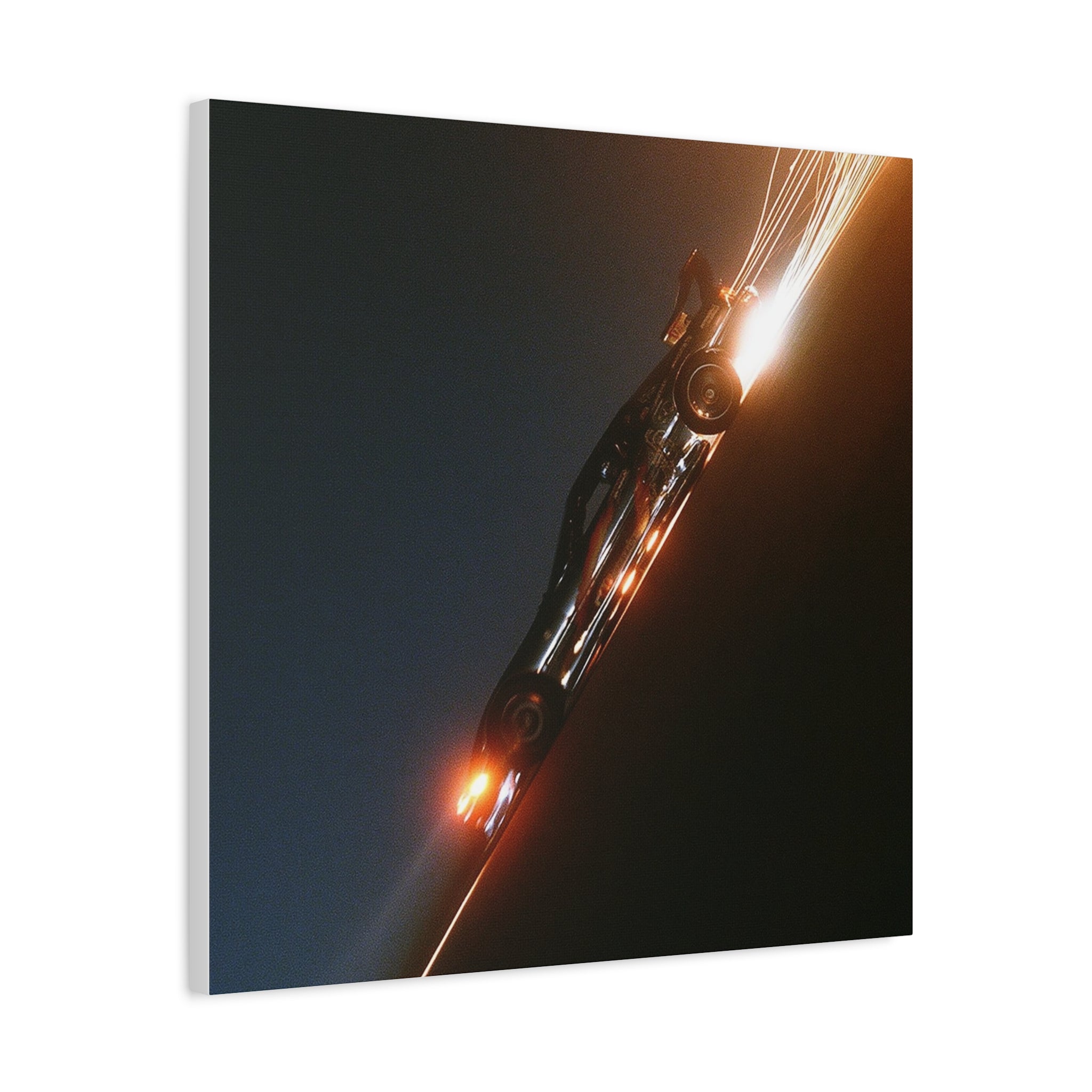 Speed matte canvas print