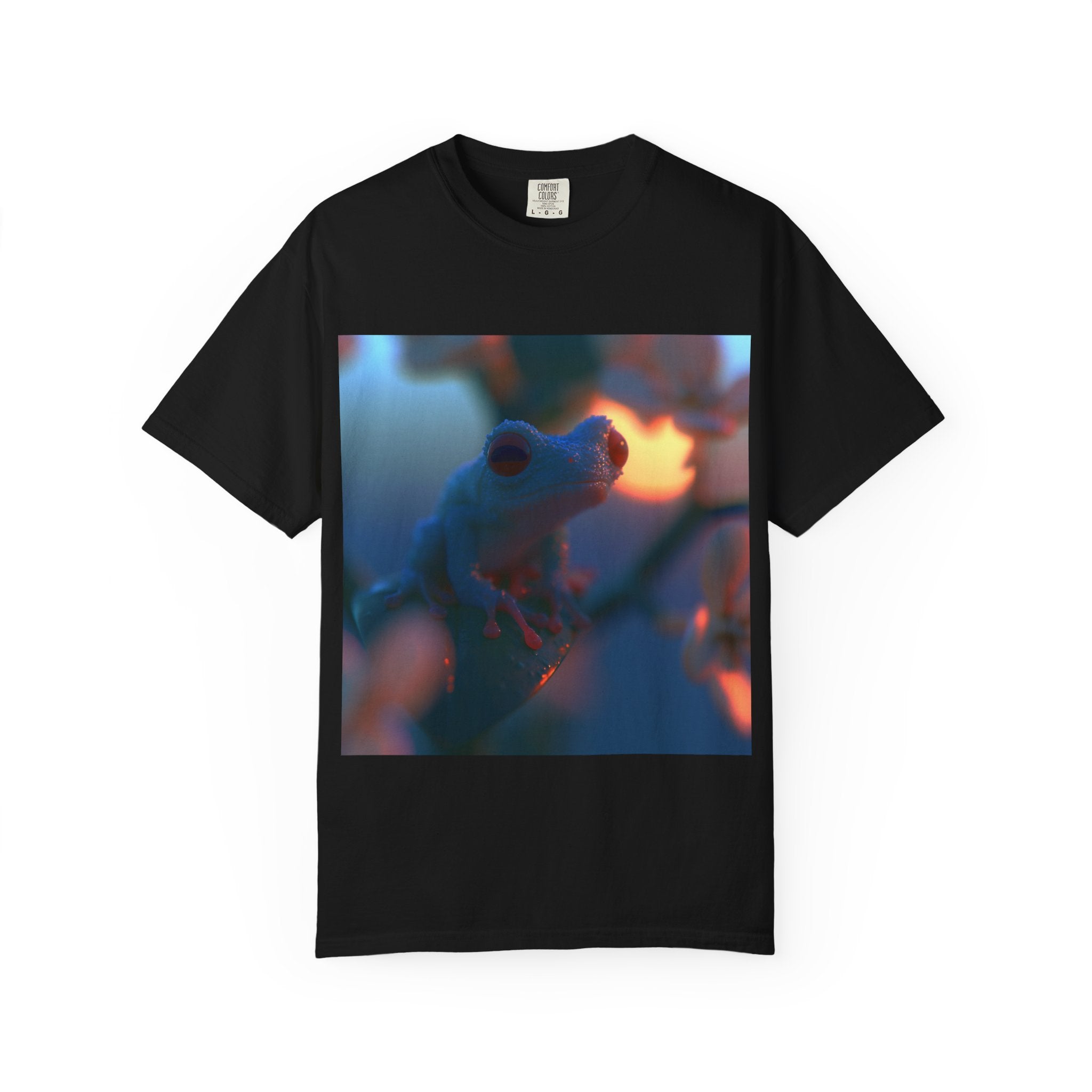 Sunset treefrog tee