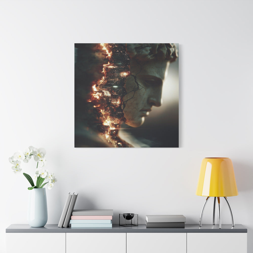 Entropy matte canvas print