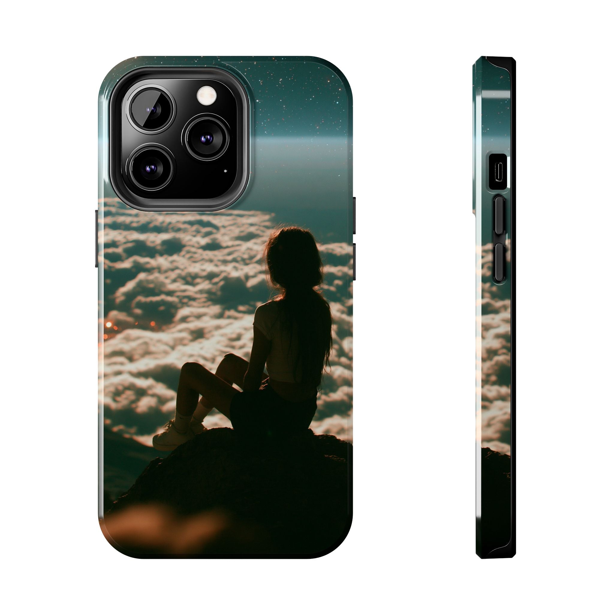 Lonely girl phone case