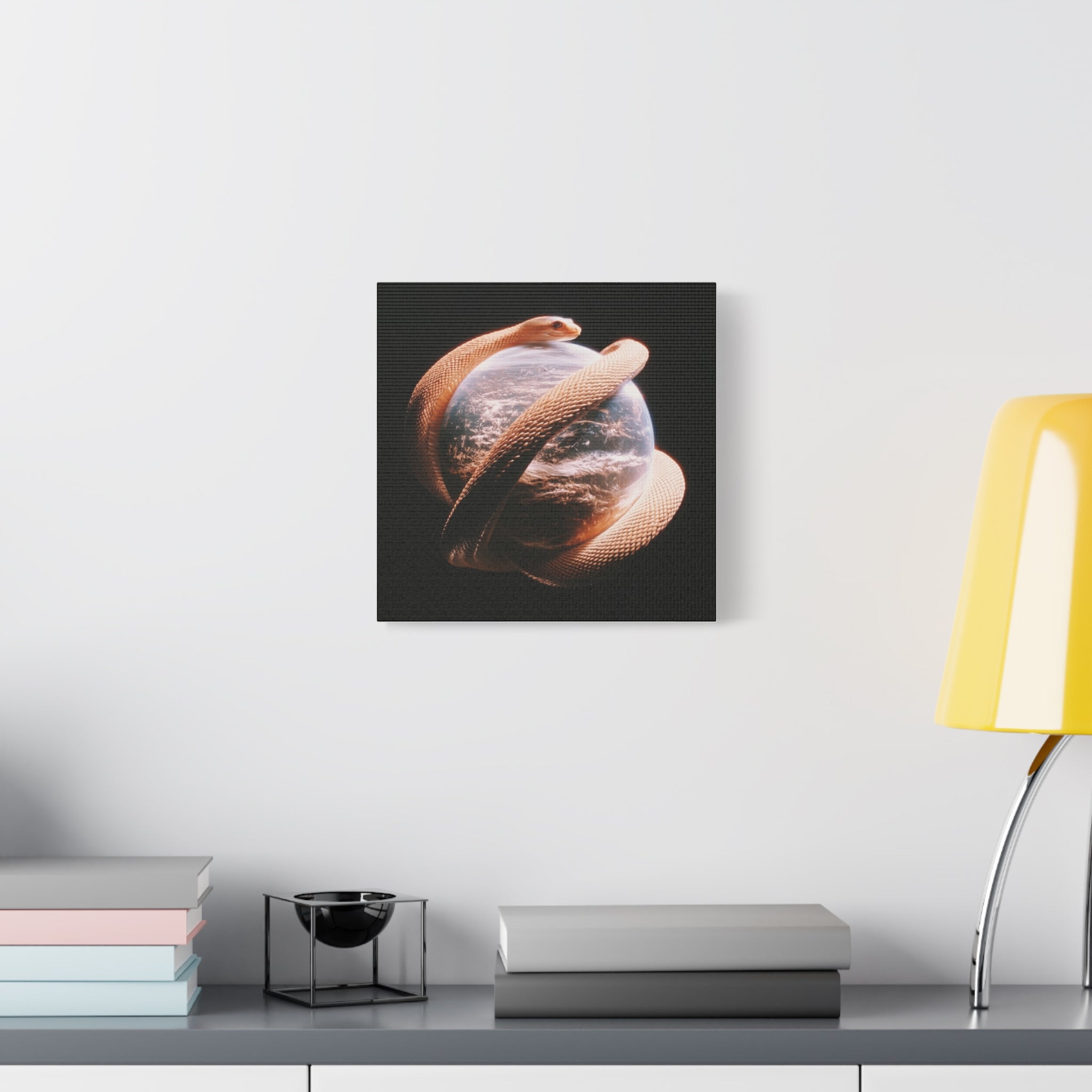 Evil world matte canvas print