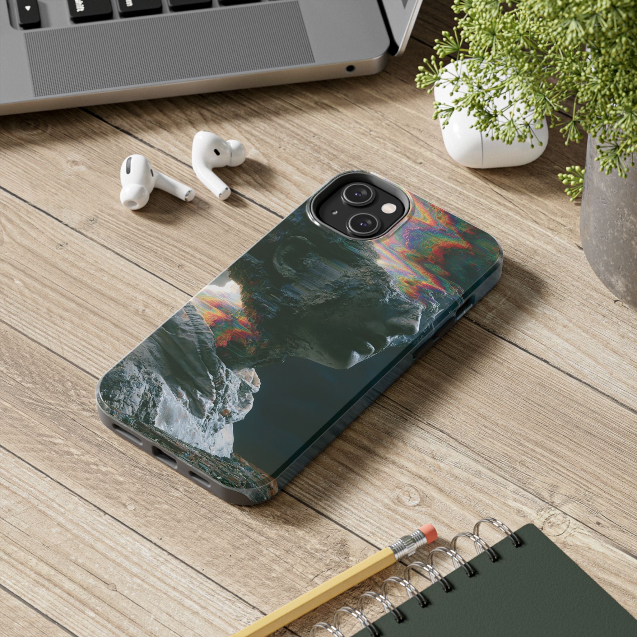 Psychedelic headache phone case
