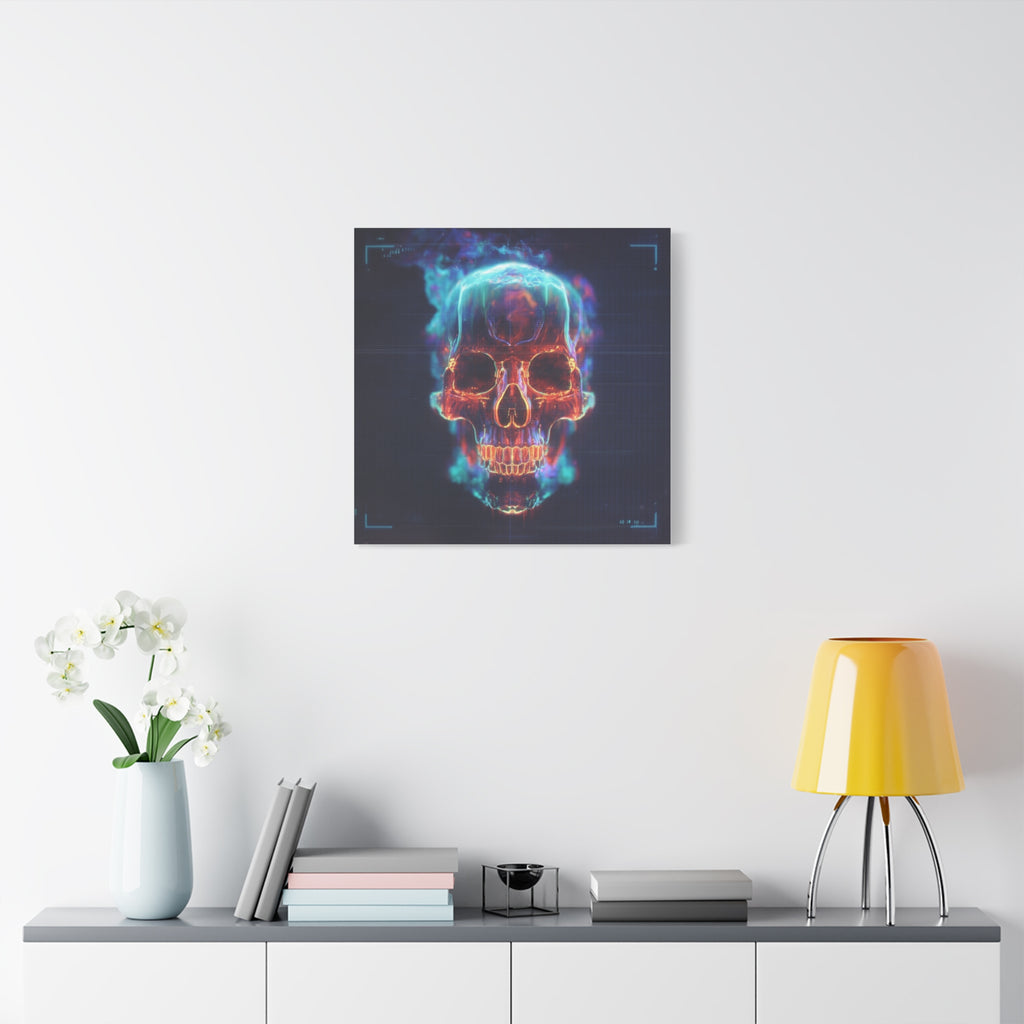 Heat signature matte canvas print