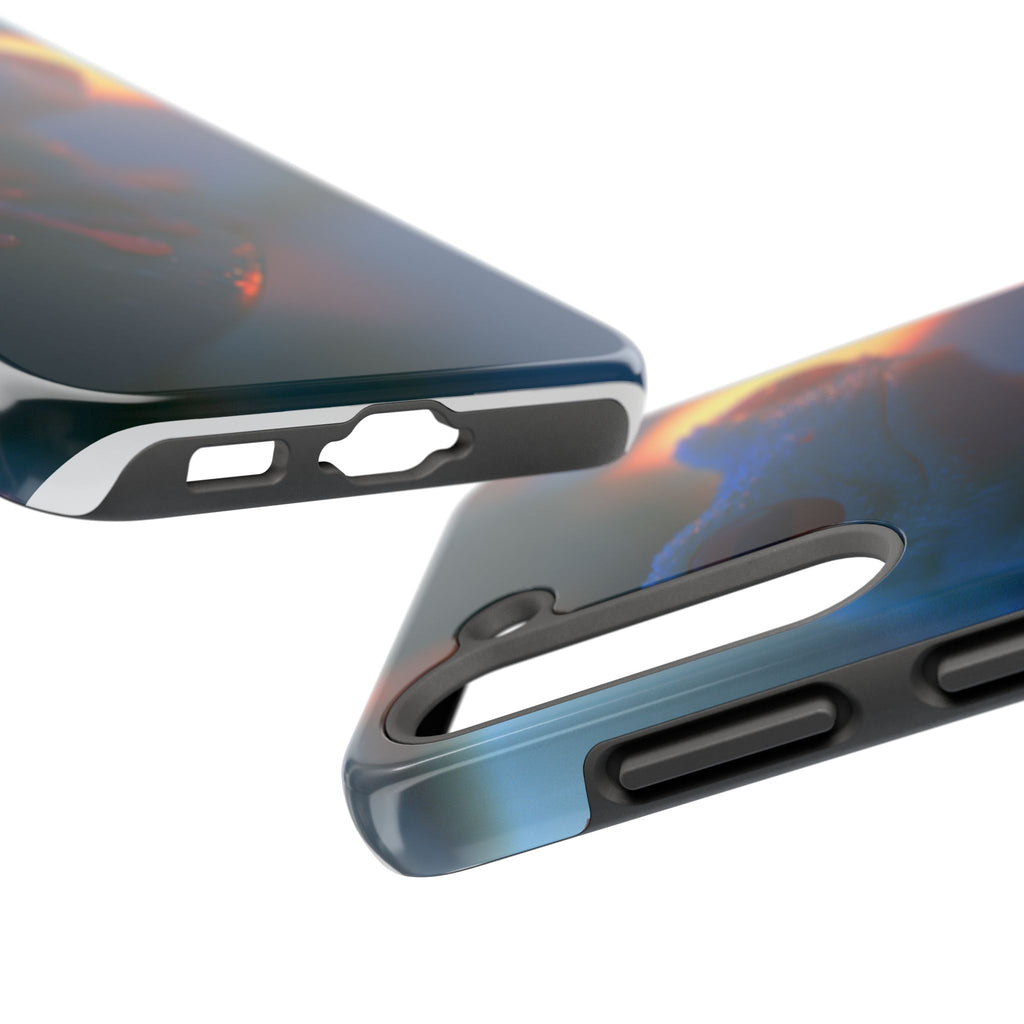 Sunset treefrog phone case