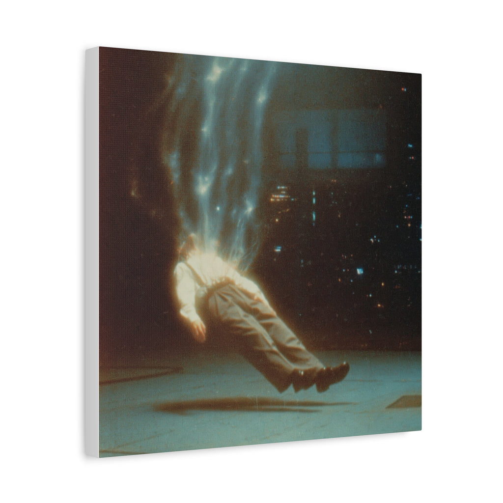 Energy drain matte canvas print