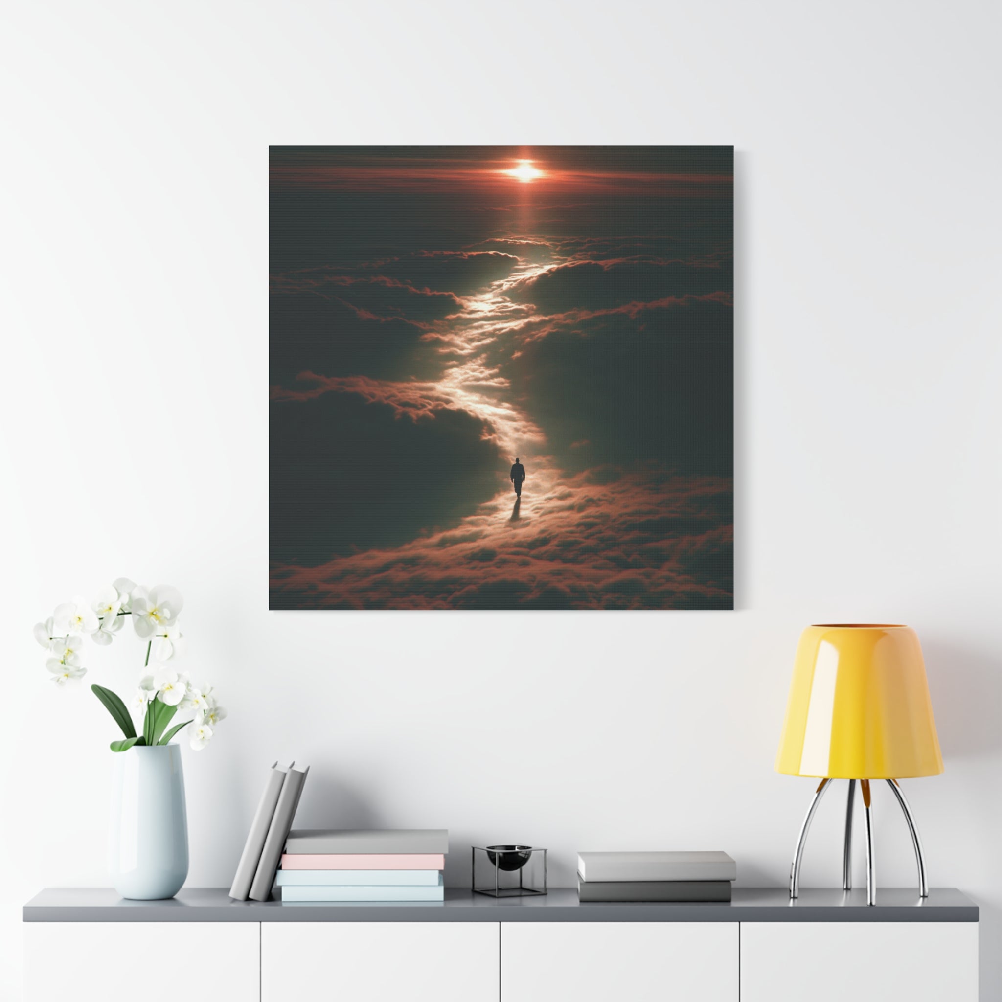 Cloud walker matte canvas print