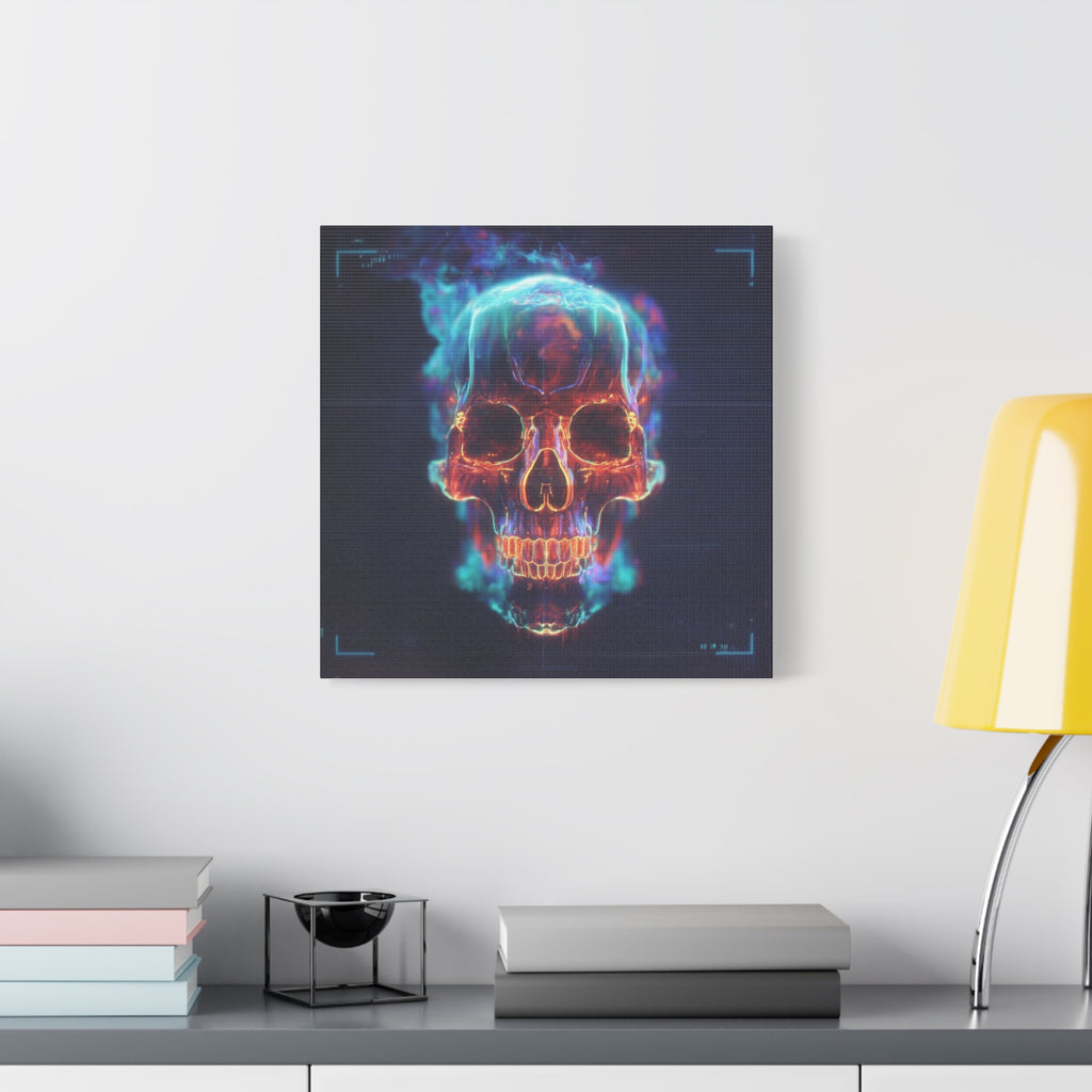 Heat signature matte canvas print