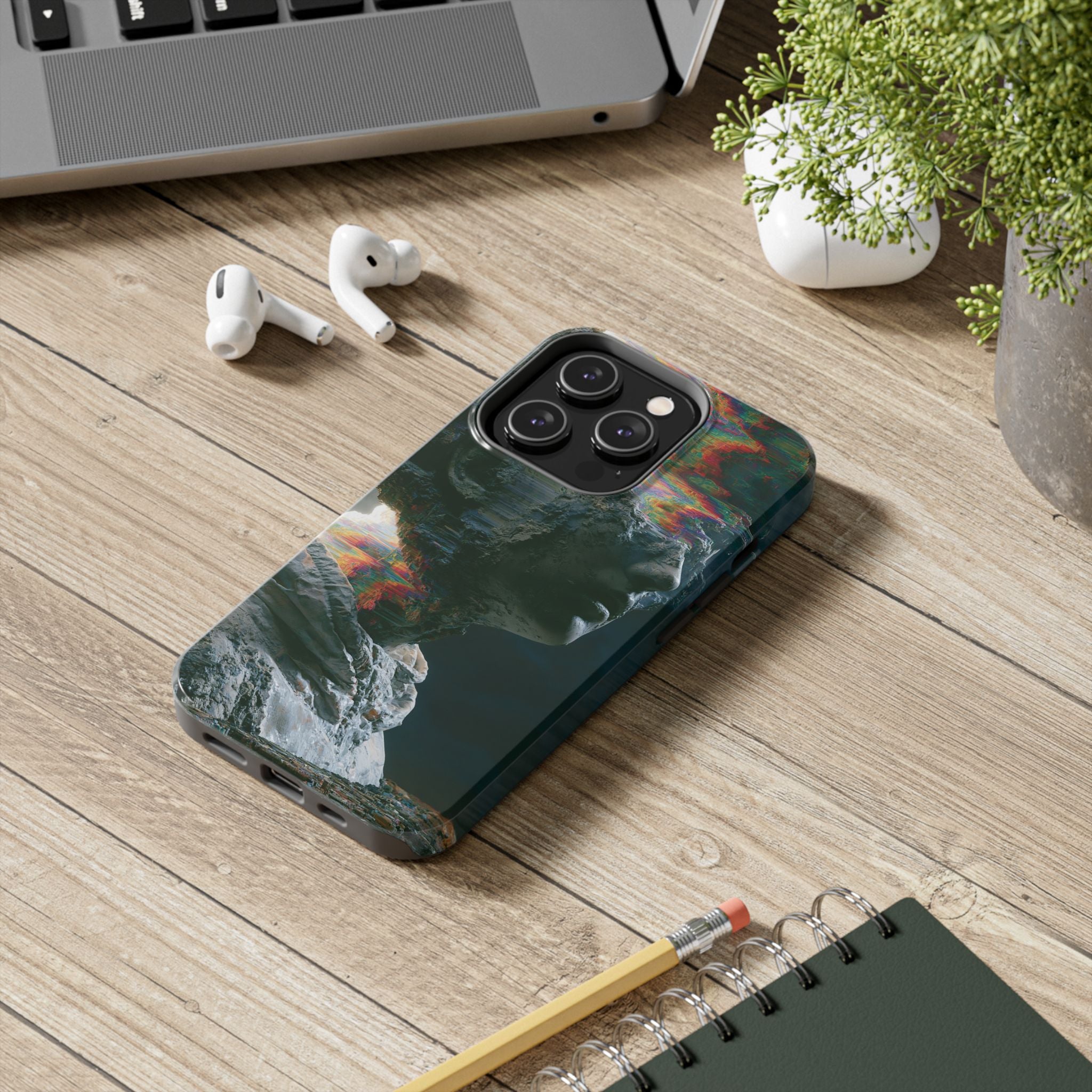 Psychedelic headache phone case