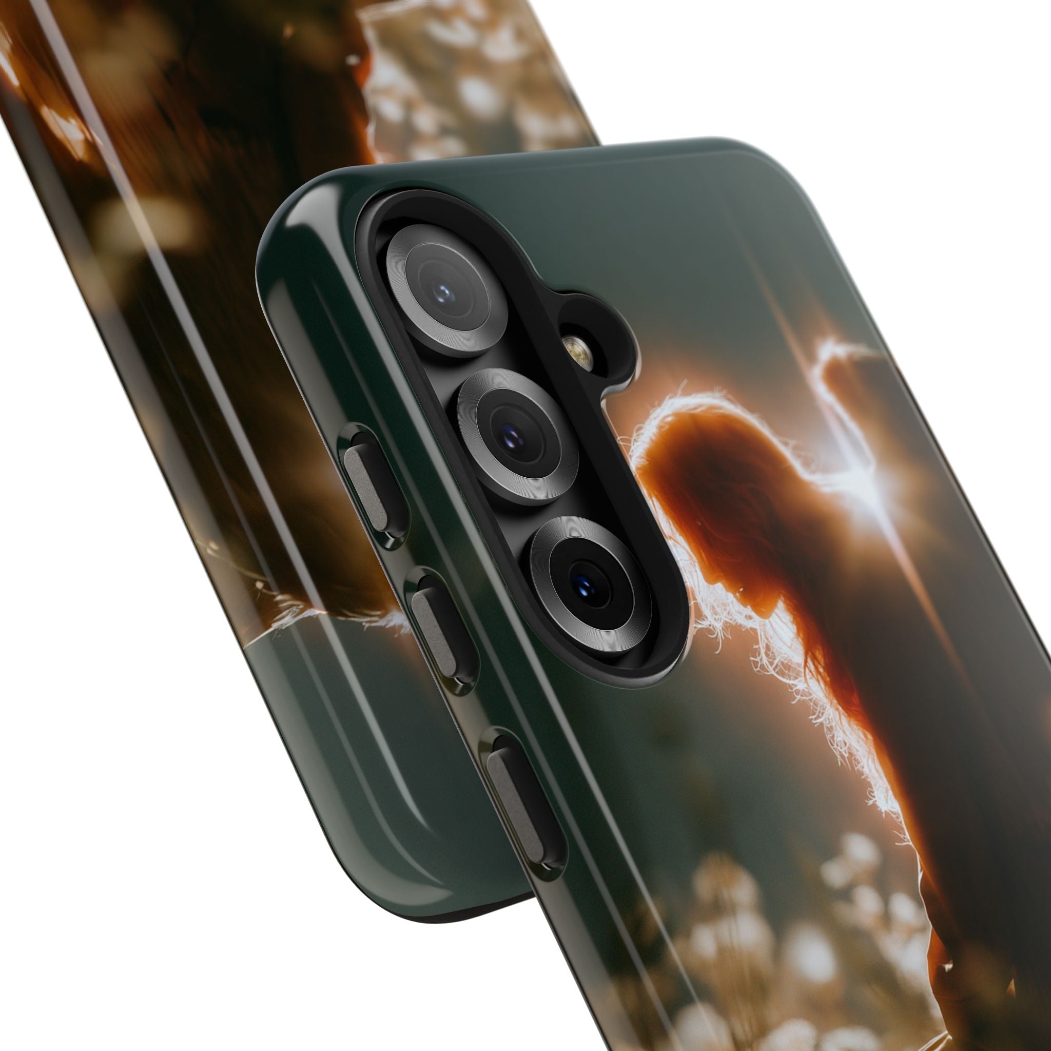 Thoughtful angel phone case