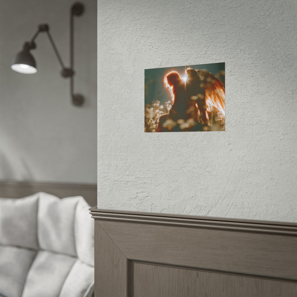 Thoughtful angel poster