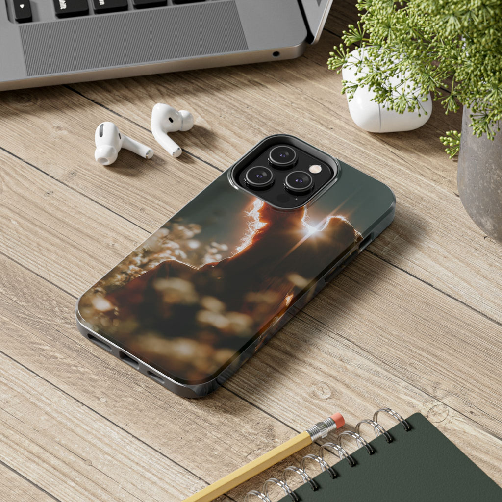 Thoughtful angel phone case