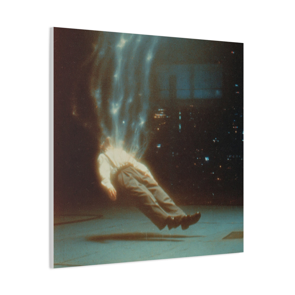 Energy drain matte canvas print