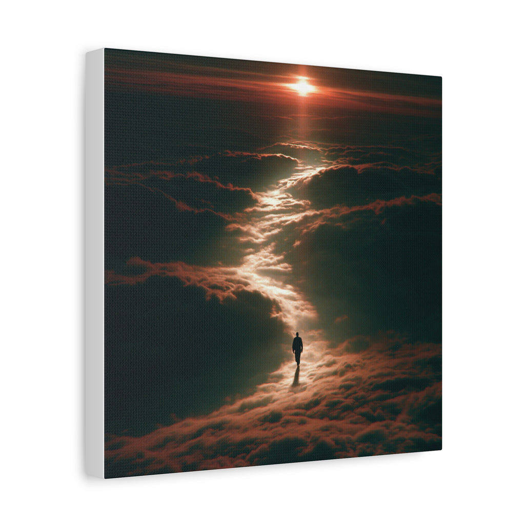 Cloud walker matte canvas print