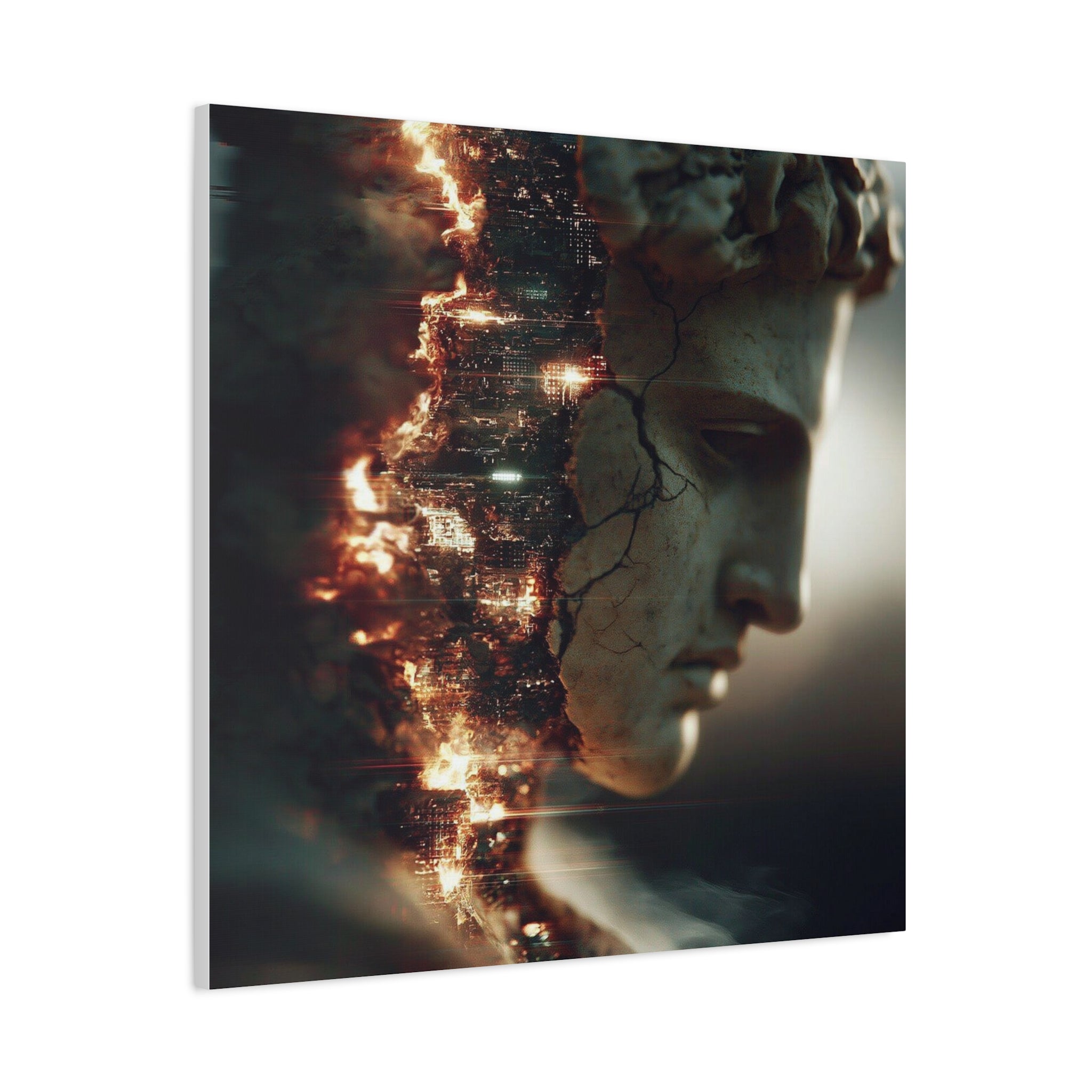 Entropy matte canvas print
