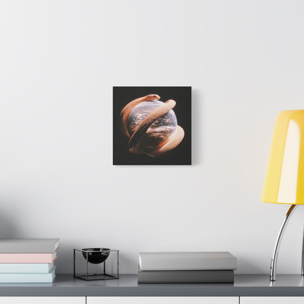 Evil world matte canvas print