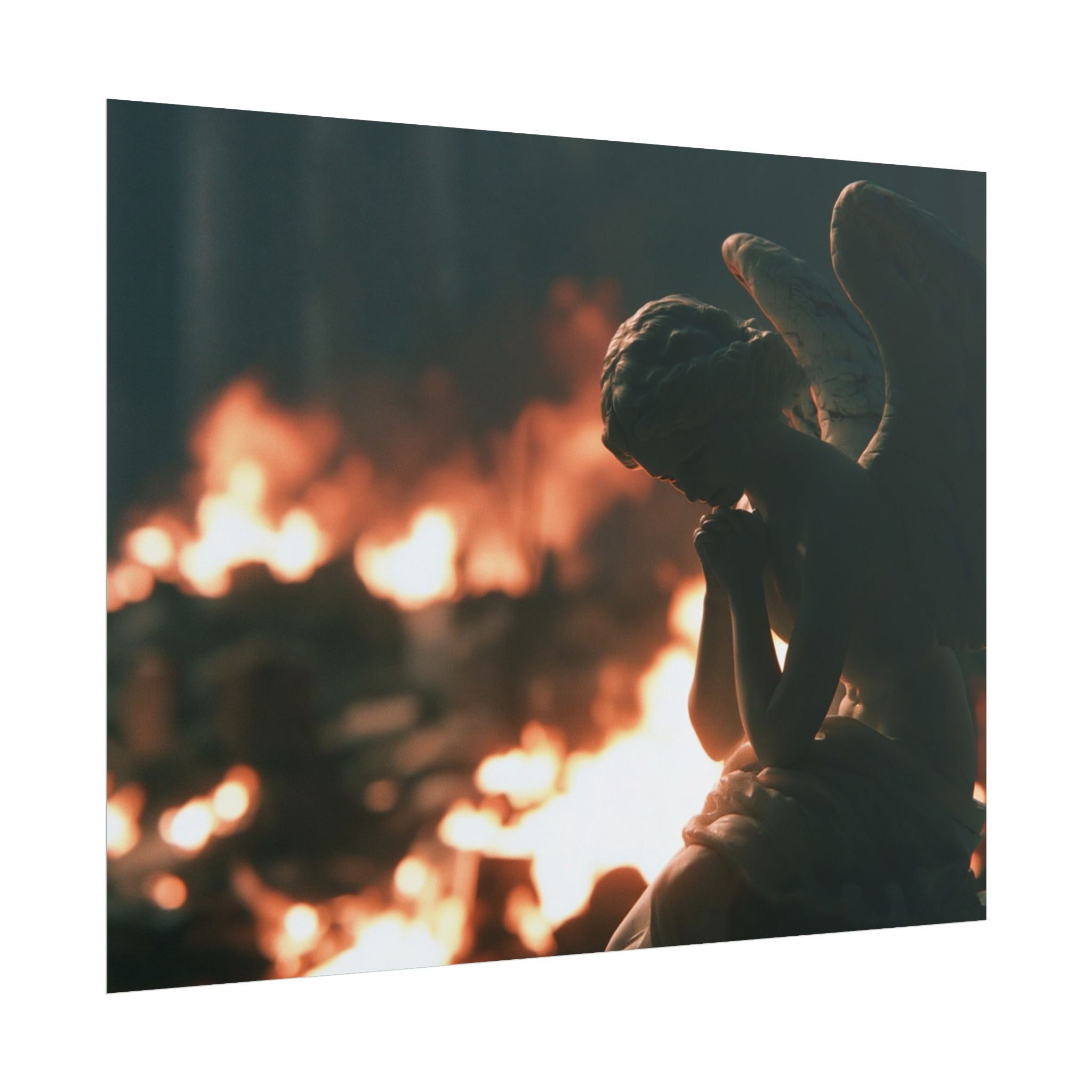 Mourning angel poster