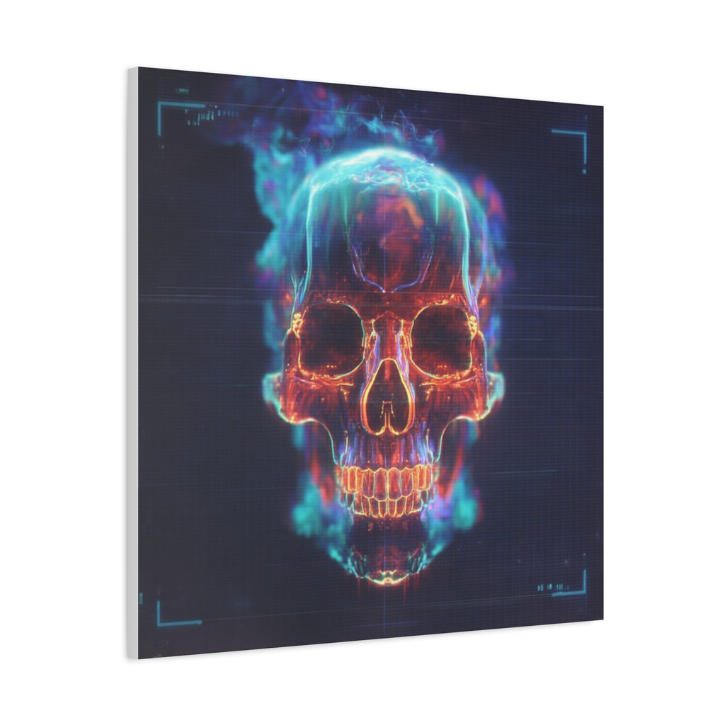 Heat signature matte canvas print