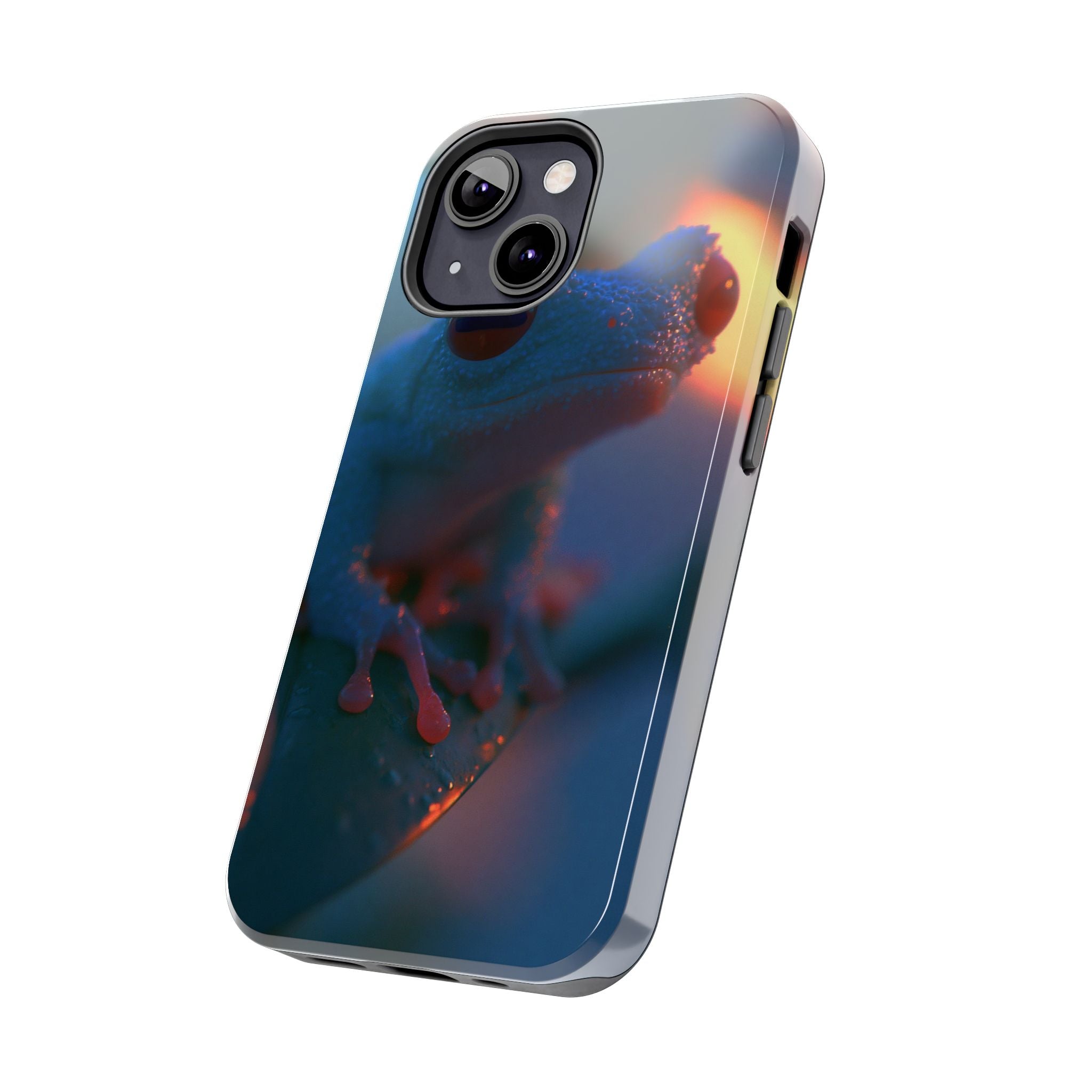 Sunset treefrog phone case