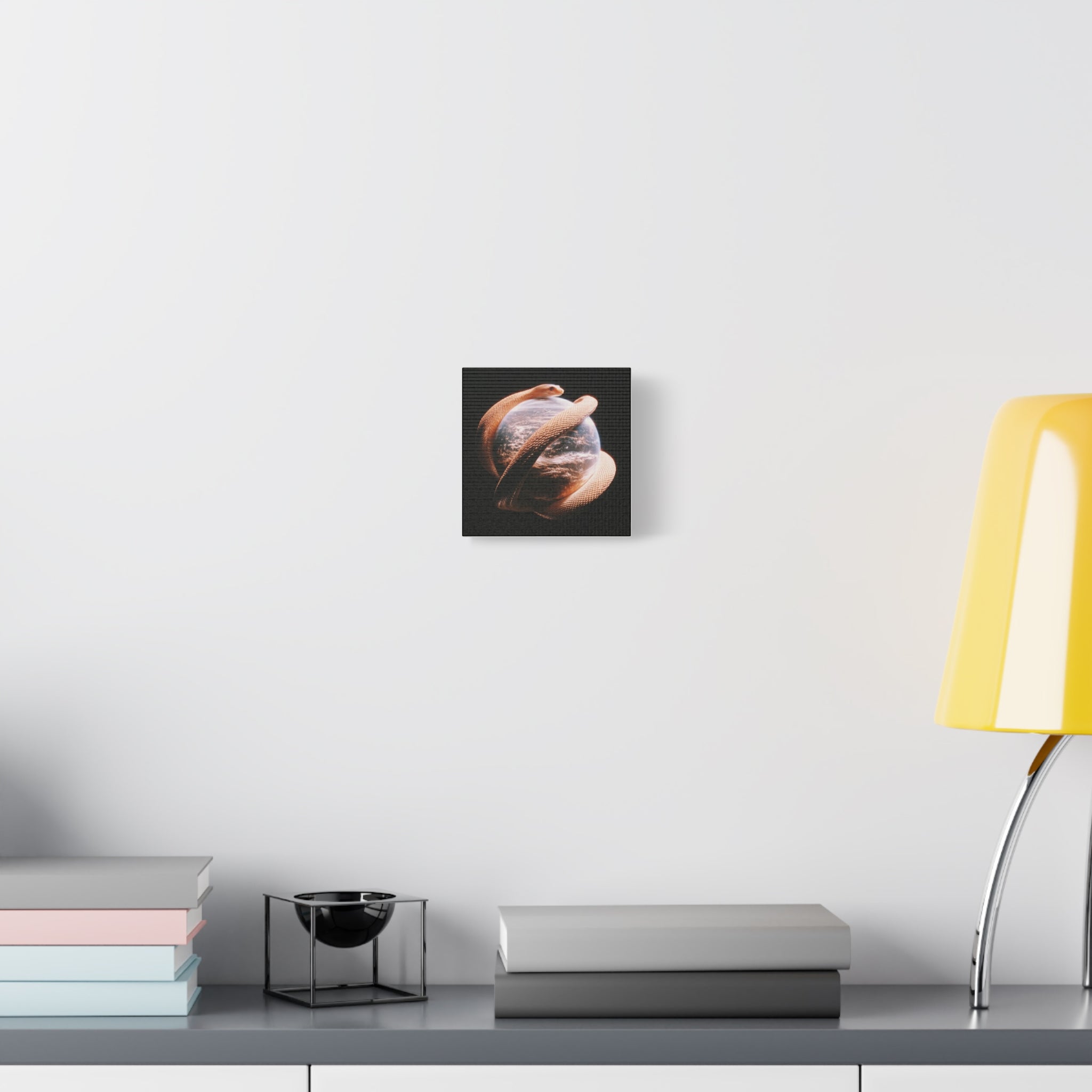 Evil world matte canvas print