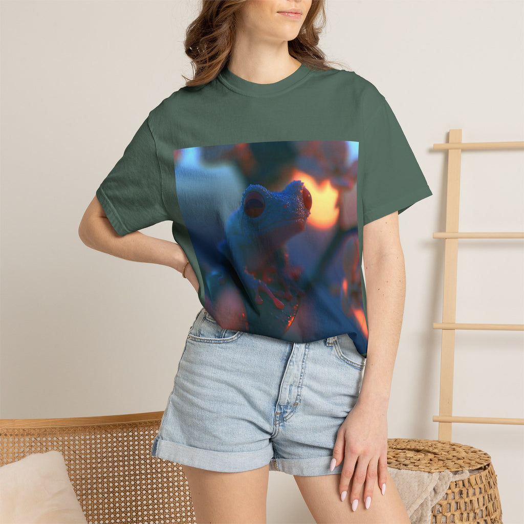 Sunset treefrog tee