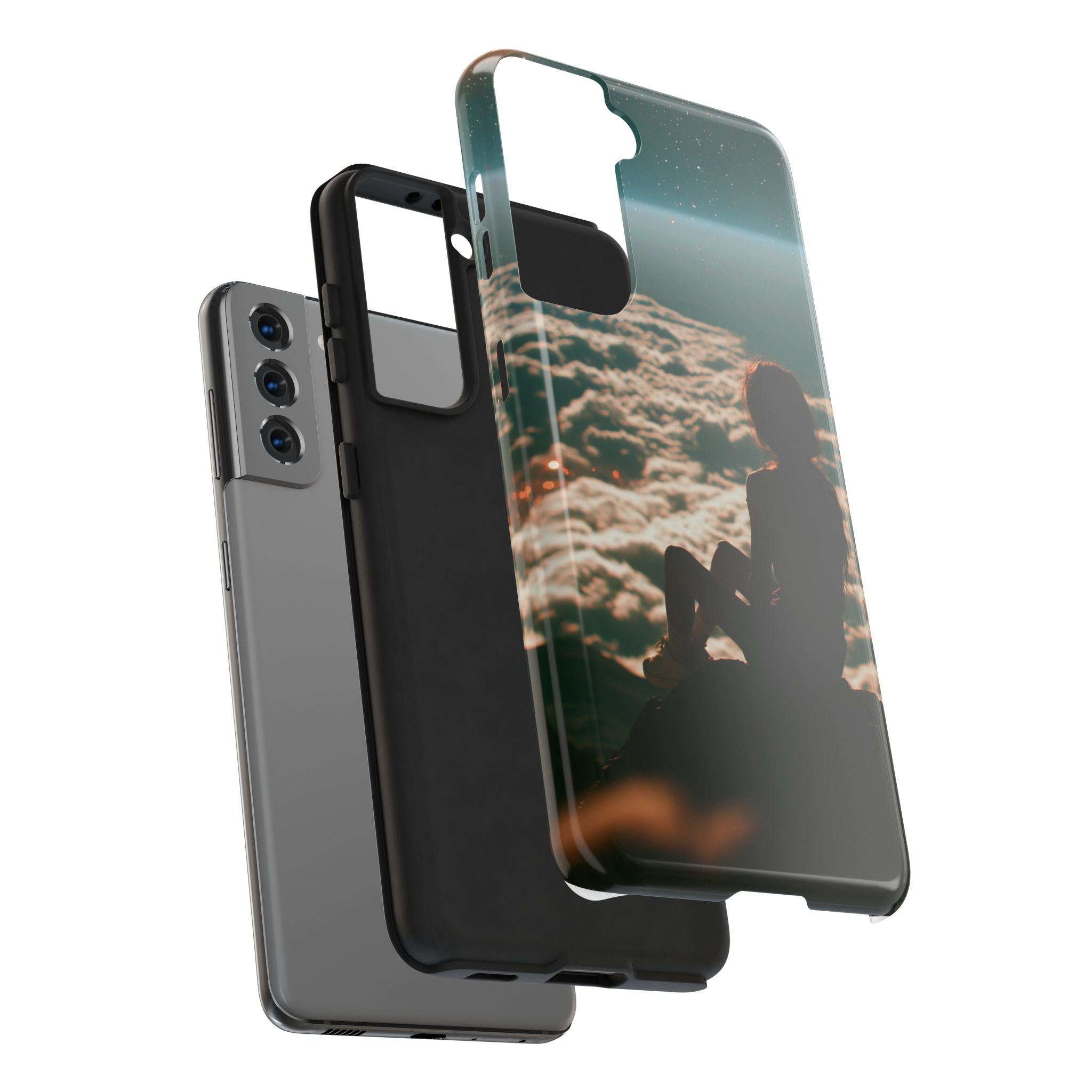 Lonely girl phone case