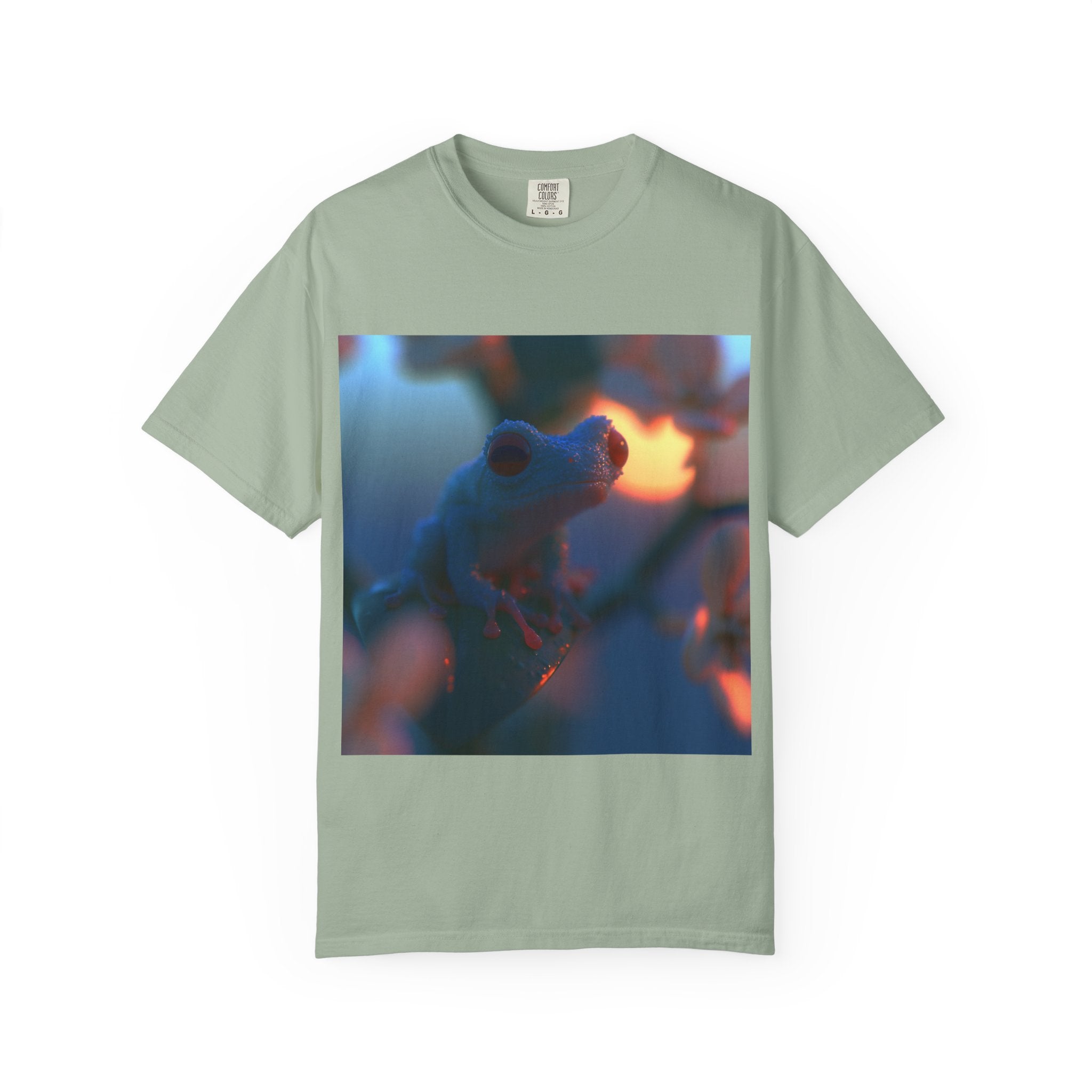 Sunset treefrog tee
