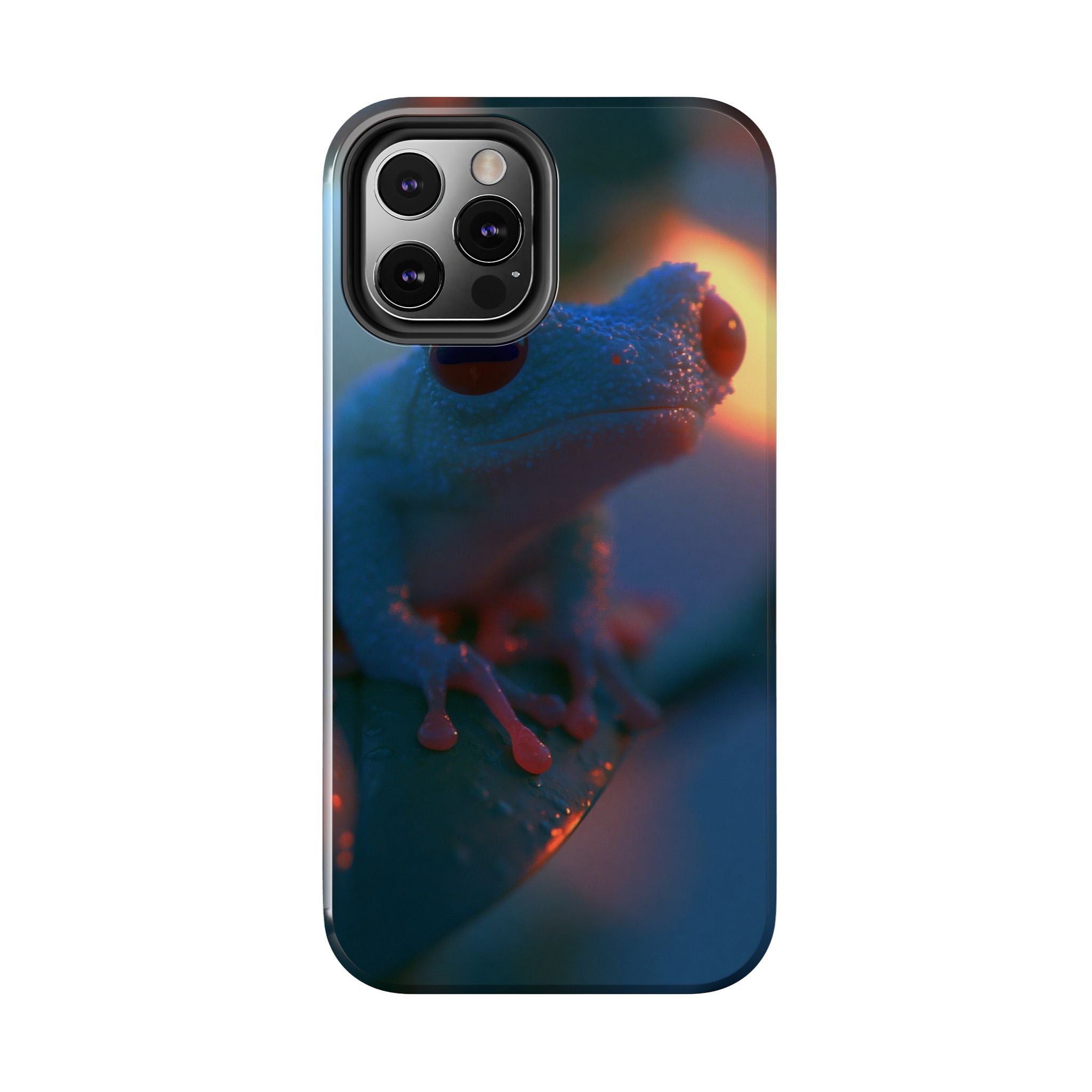 Sunset treefrog phone case
