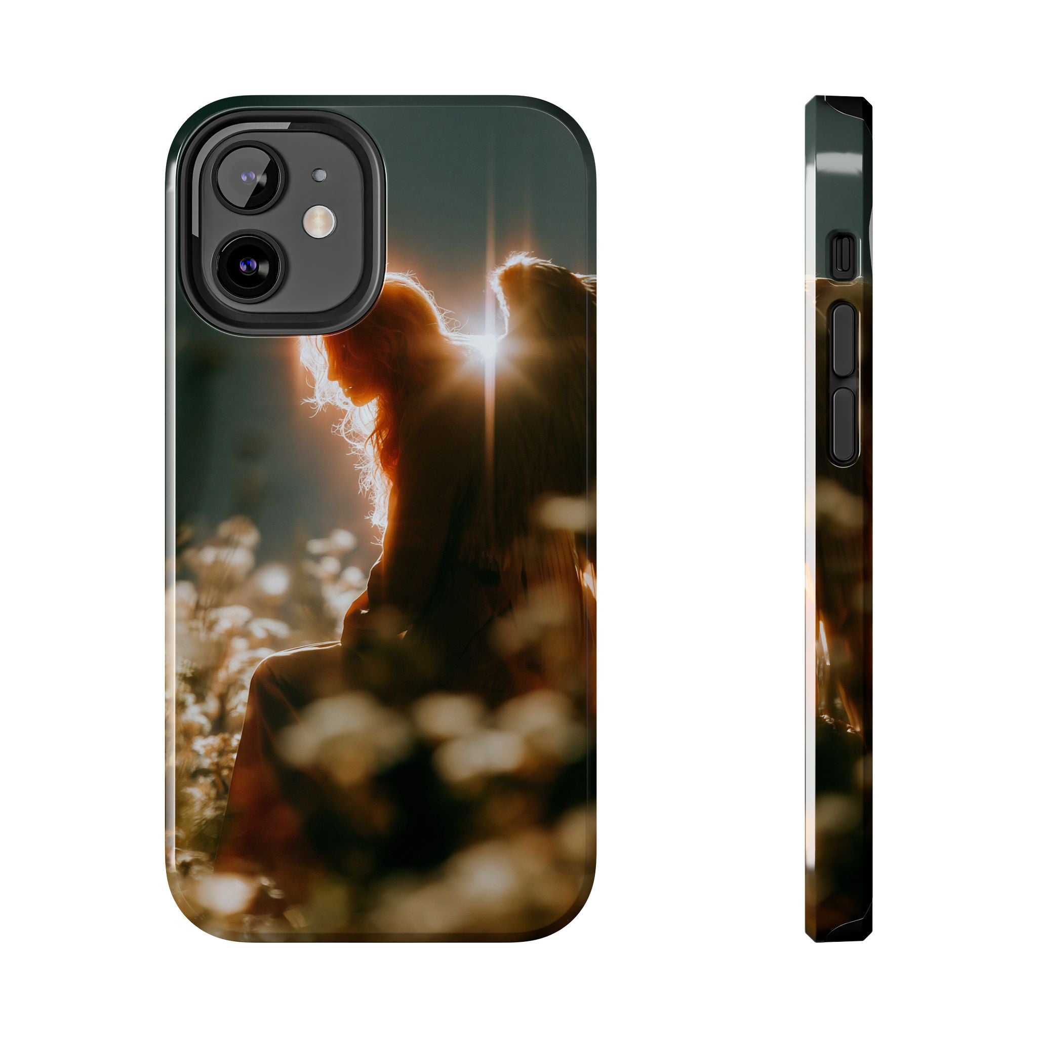 Thoughtful angel phone case