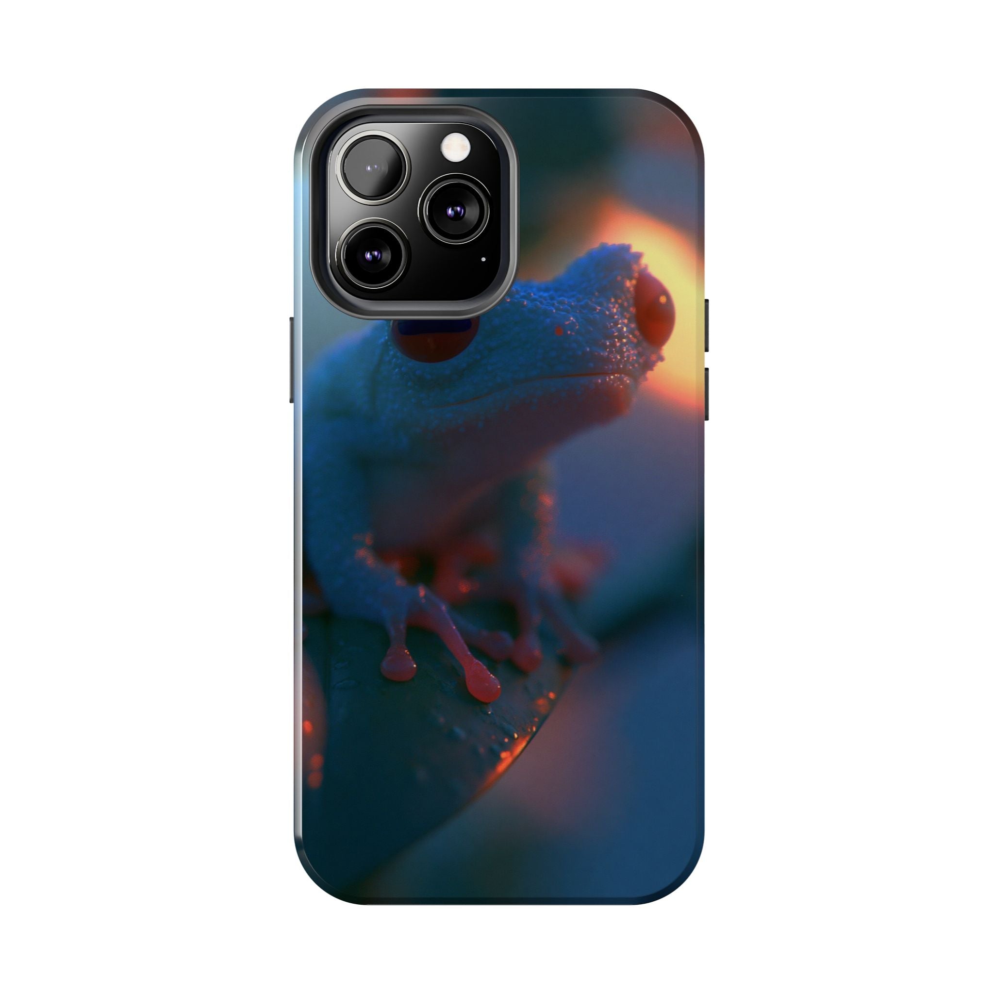 Sunset treefrog phone case